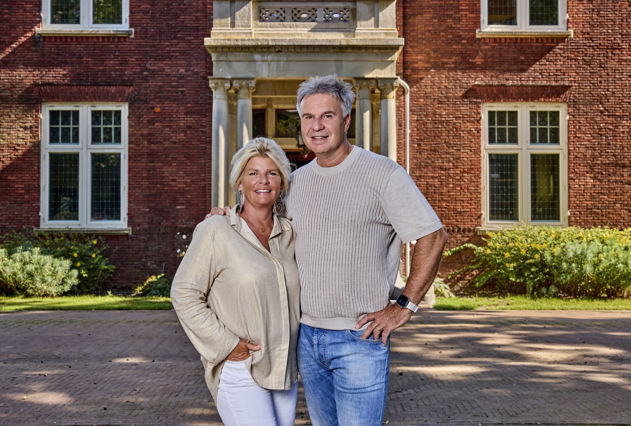 René Bogaart met vrouw Sandra.  René Bogaart met vrouw Sandra.  Foto: Talpa Network