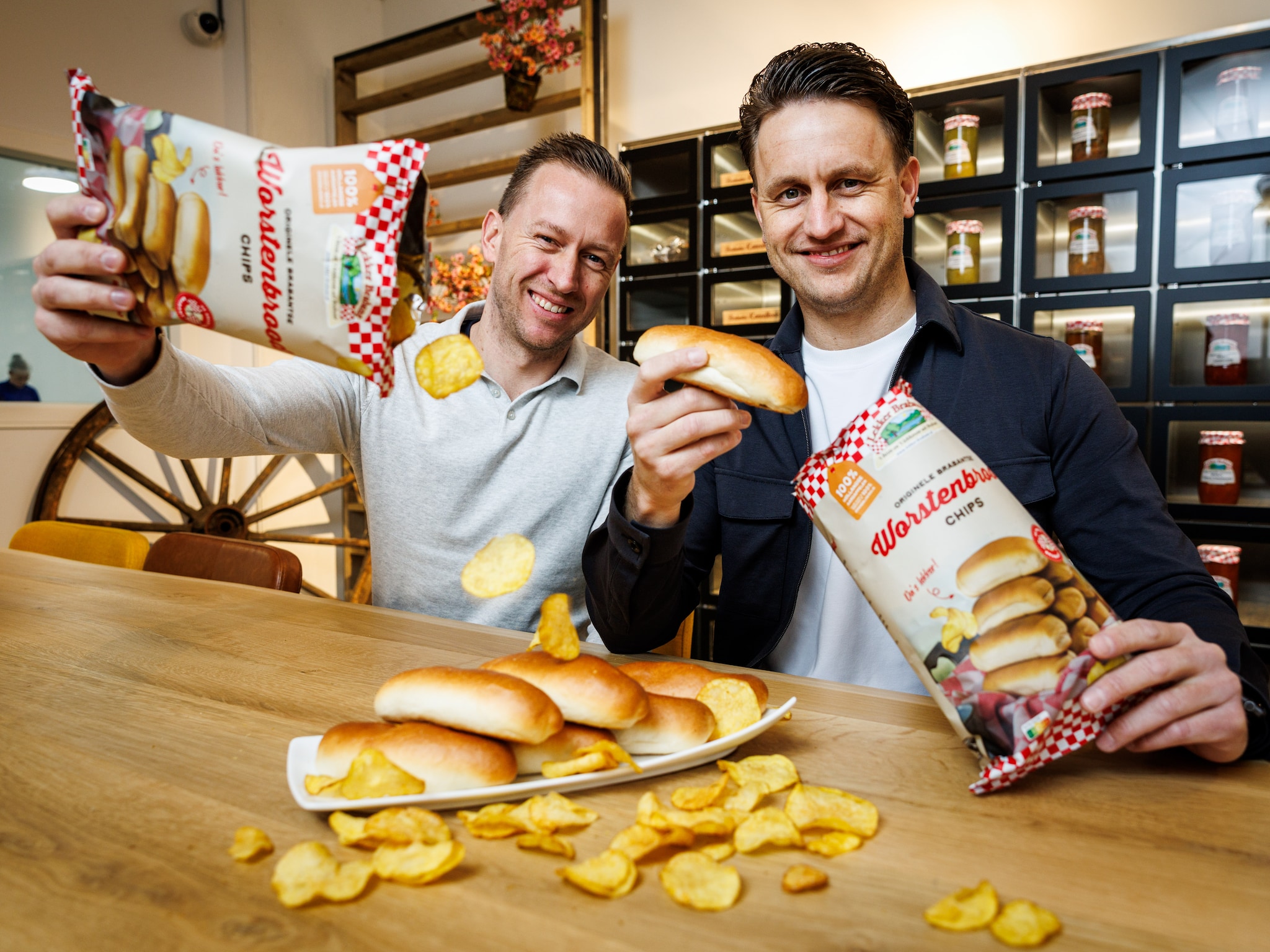 jochem jurgen damen lekker brabant worstenbroodchips