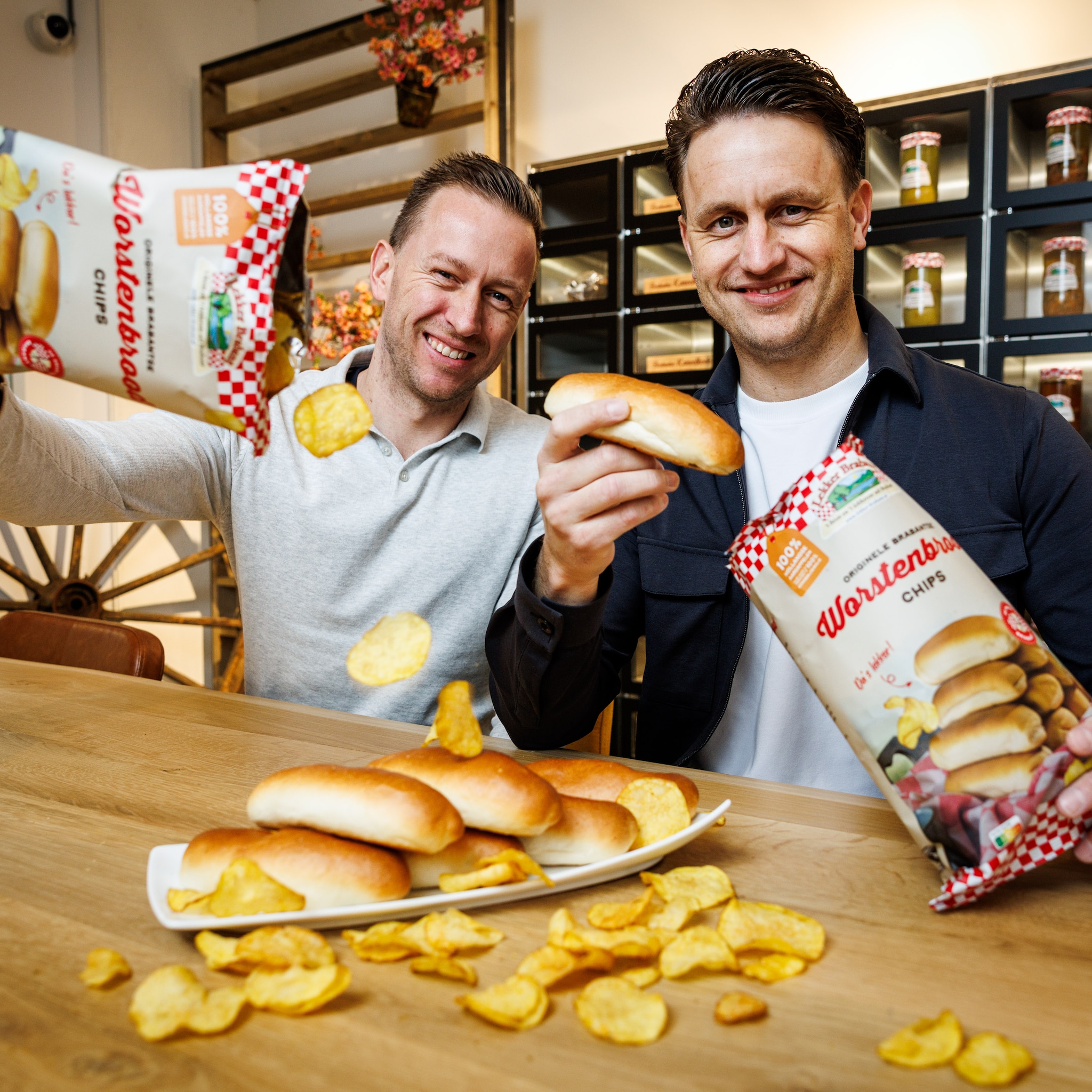 jochem jurgen damen lekker brabant worstenbroodchips