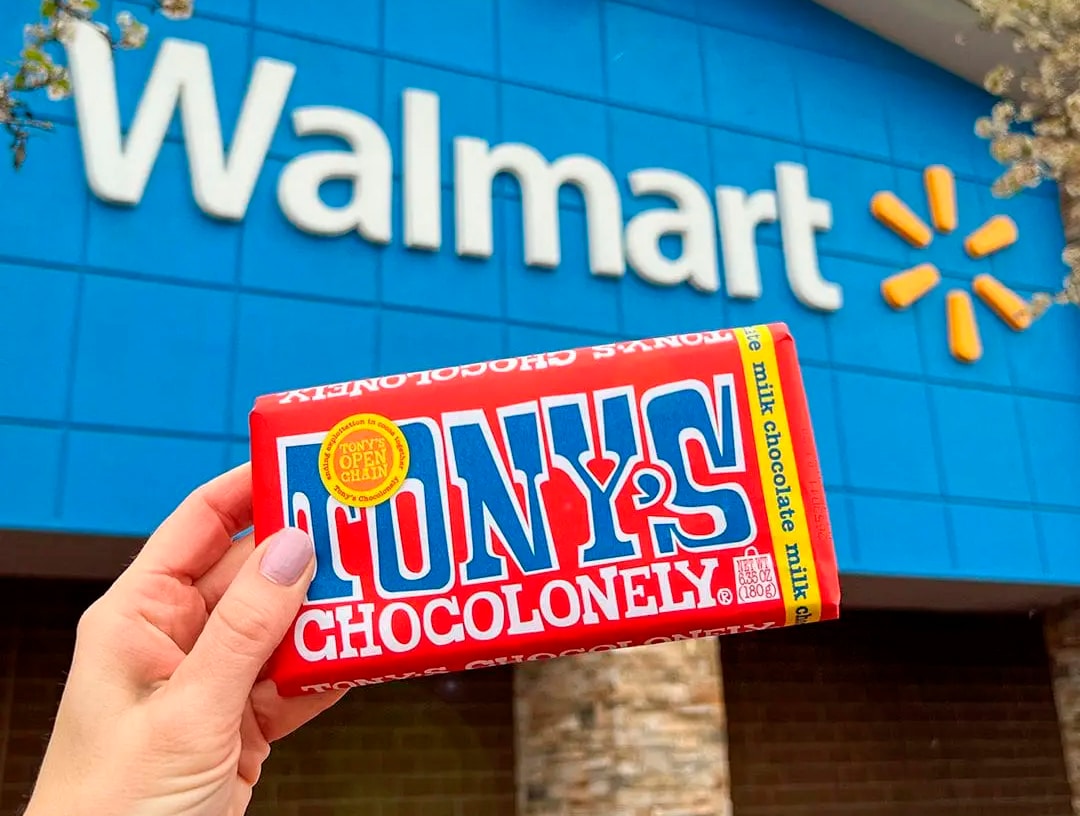 Tony Chocolonely is populair in de VS. Foto: TikTok Tony Chocolonely is populair in de VS. Foto: TikTok