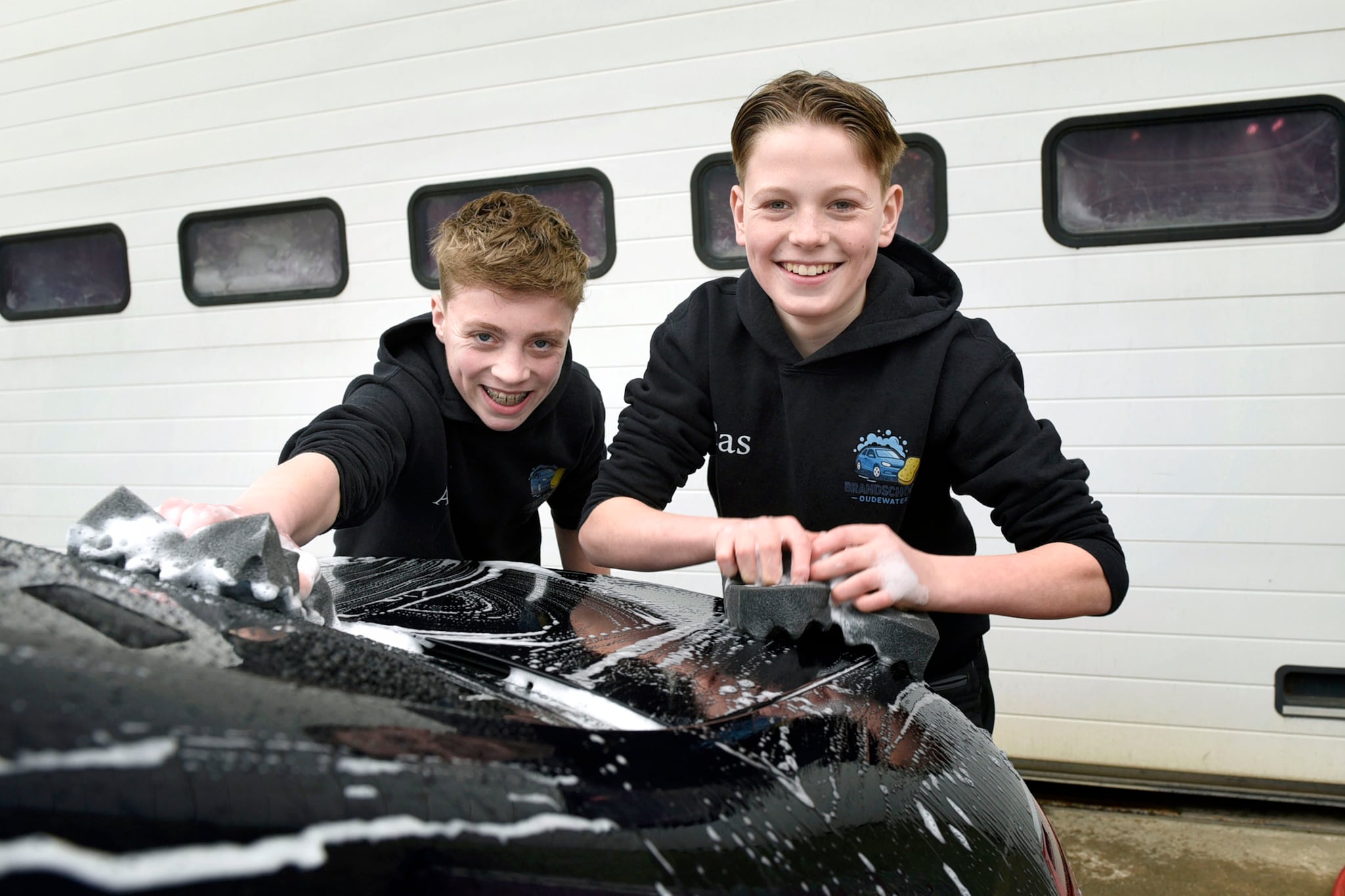 Arjan de Ruijter (links) en Cas Groeneweg (rechts) van Brandschoon Oudewater. Arjan de Ruijter (links) en Cas Groeneweg (rechts) van Brandschoon Oudewater. Foto: Rianne den Balvert