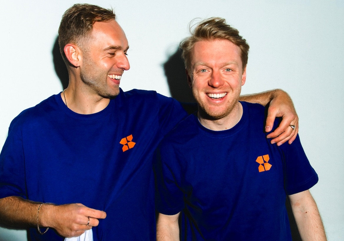 Oprichters en eigenaren van Stukadoorsclub Jelle Kies (r) en Hugo Kuijer.
 Oprichters en eigenaren van Stukadoorsclub Jelle Kies (r) en Hugo Kuijer. Foto: Siem Tijs