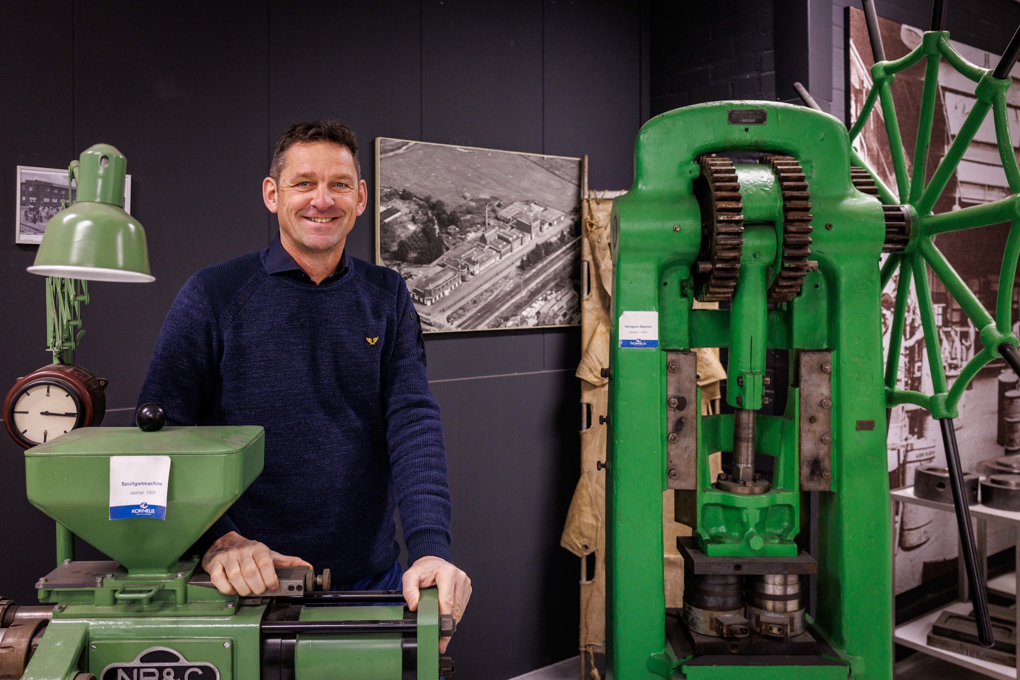 In de huidge fabriek. Foto: Wilbert Bijzitter