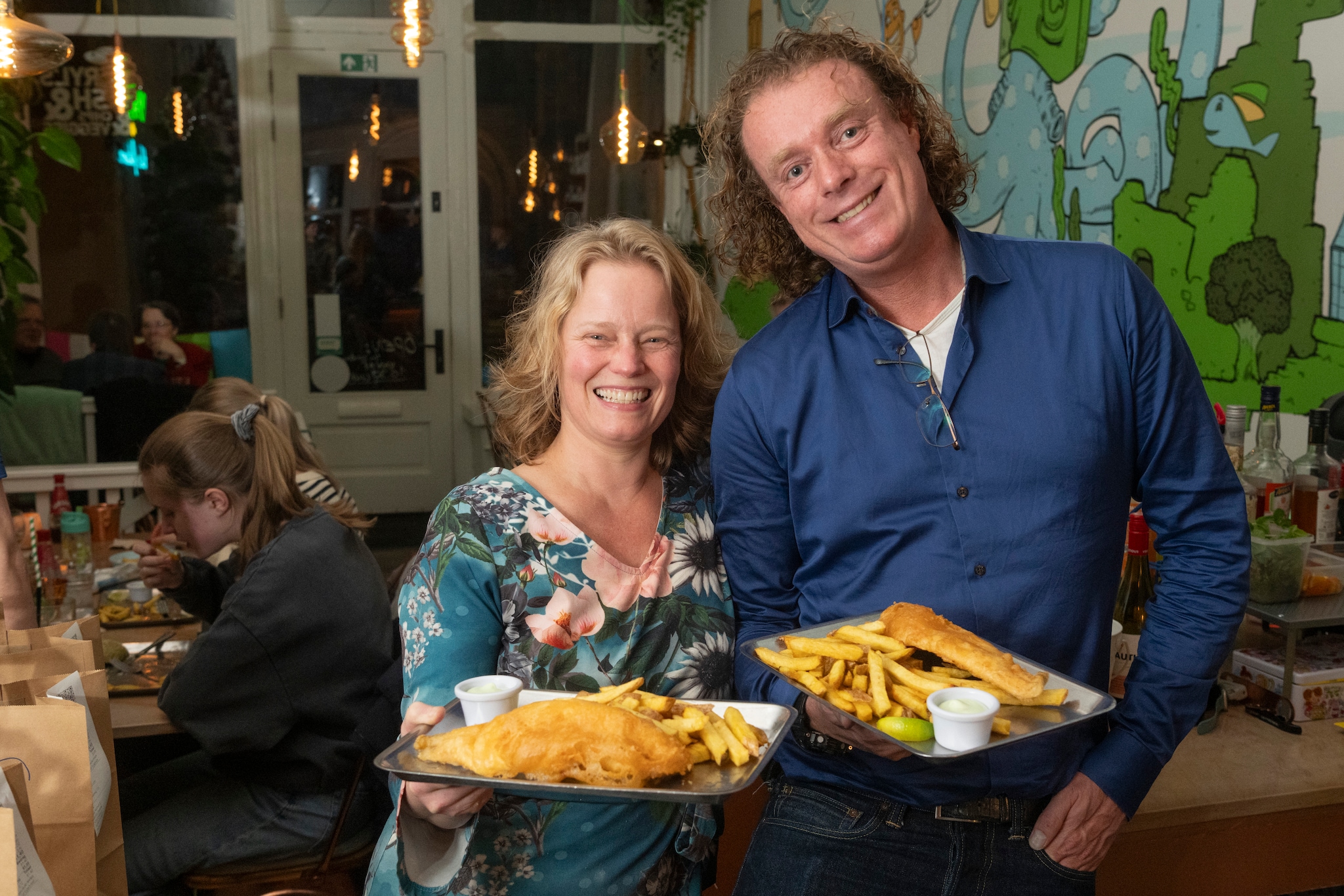 Beryl (links) en Jürgen Kostverloren. Foto: Ruben Meijerink Beryl (links) en Jürgen Kostverloren. Foto: Ruben Meijerink