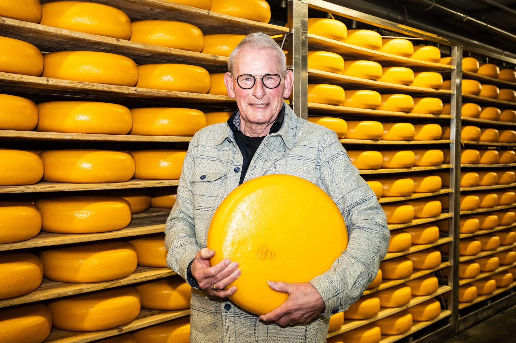 Leo Vergeer. Leo Vergeer, kaasicoon. Foto: Sandra Zeilstra