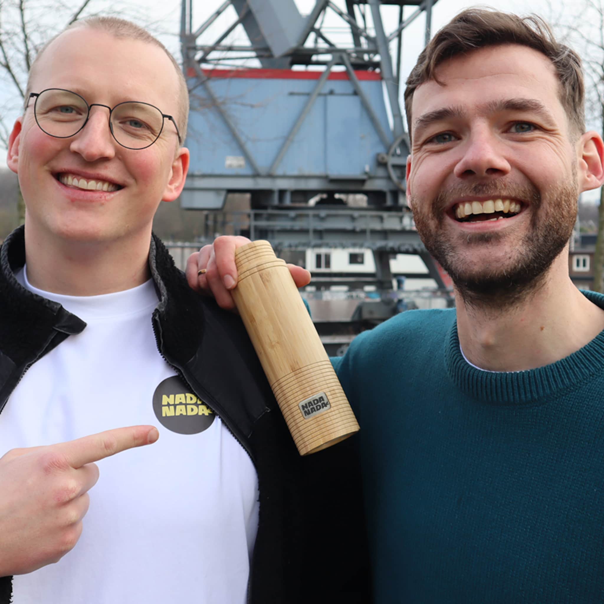 bob stoffels tim otterspoor nada nada plasticvrije drinkfles