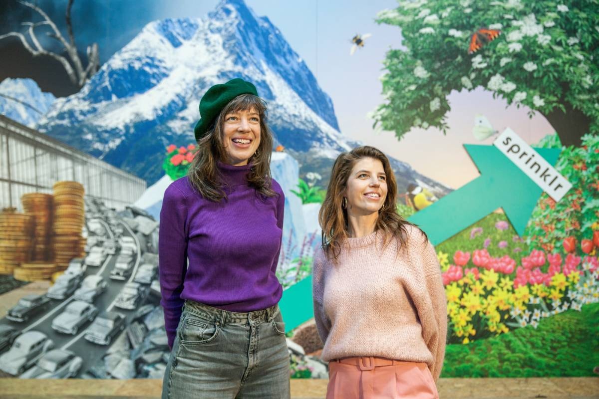 Liedewij Loorbach en Suzanne van Straaten van tuinwebshop Sprinklr. Foto: Sprinklr Liedewij Loorbach en Suzanne van Straaten van tuinwebshop Sprinklr. Foto: Sprinklr