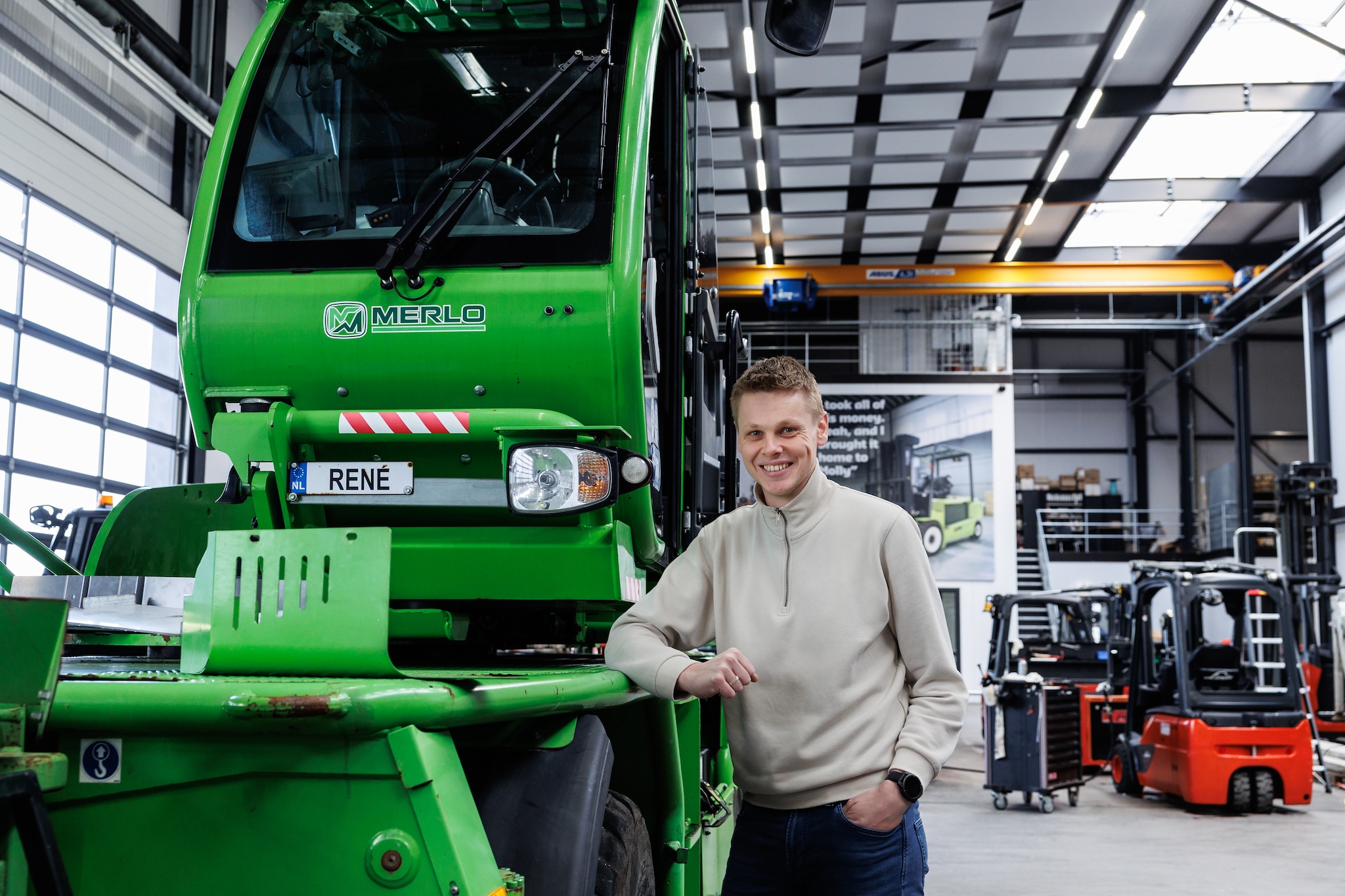Tjitte Dijkstra van Bultena Verhuur. Foto: Marieke Balk. Tjitte Dijkstra van Bultena Verhuur. Foto: Marieke Balk.