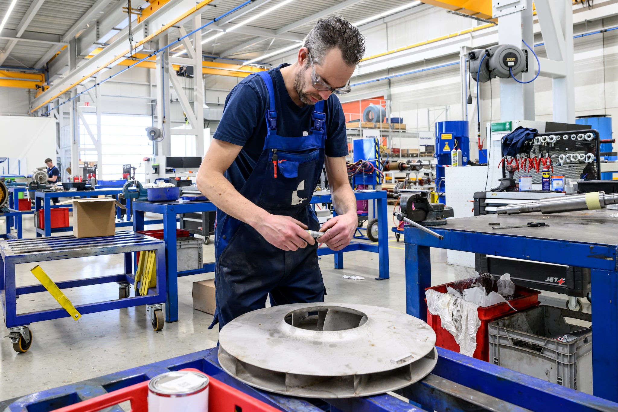 Rotating engineer Johnny van der Meer. Foto: Sandra Schimmelpennink Rotating engineer Johnny van der Meer. Foto: Sandra Schimmelpennink