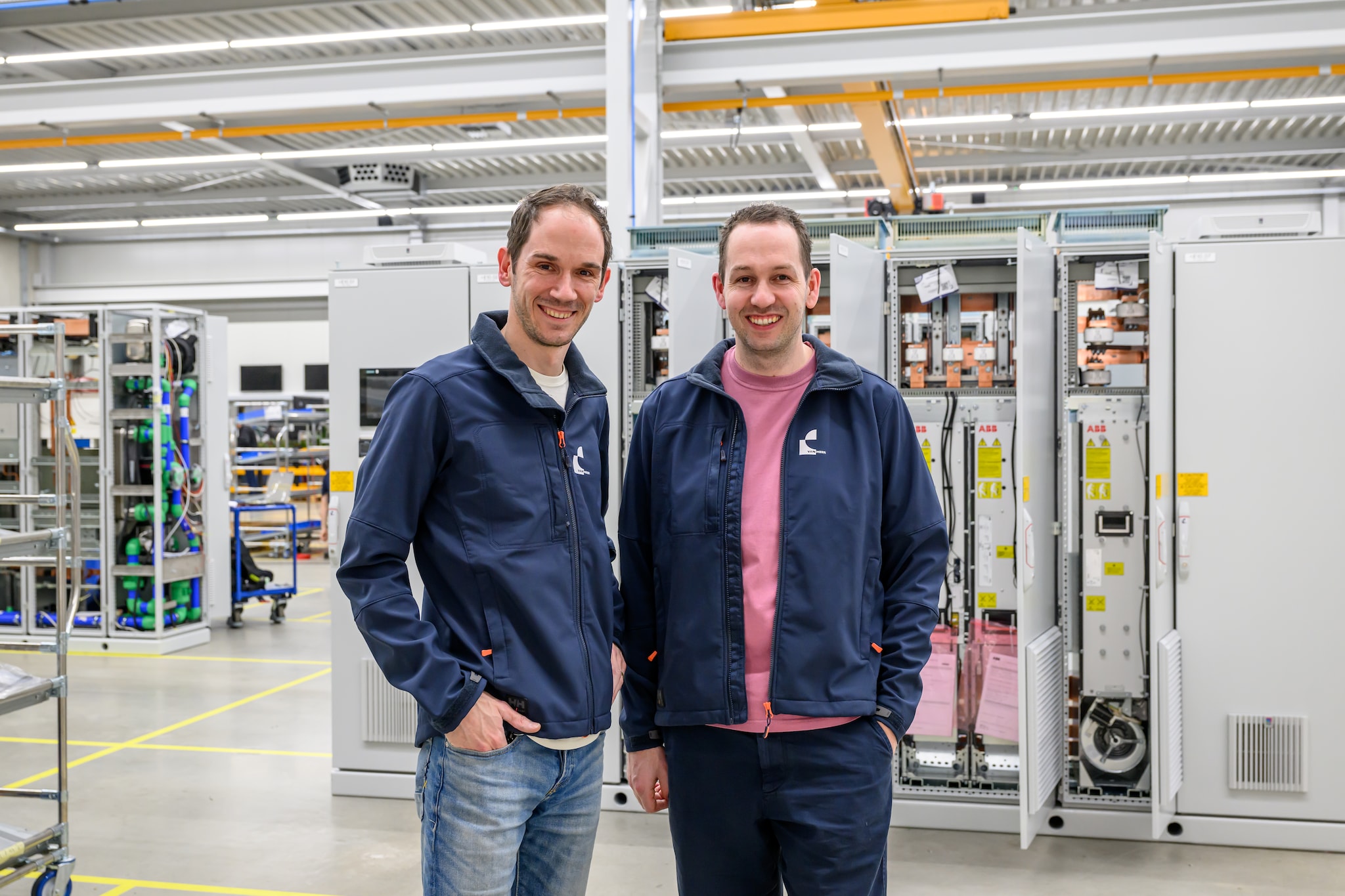 Directieleden Louis Michielse (l) en Wouter van Meer zijn trots op de nominatie voor de Nationale Ondernemersprijs. Foto: Sandra Schimmelpennink