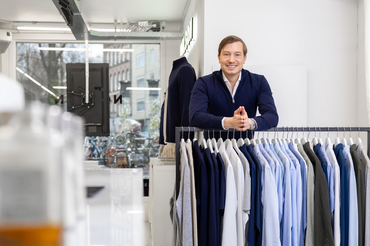 Ondernemer Niek Koedam van kledingmerk Nølson. Foto: eigen beeld Ondernemer Niek Koedam van kledingmerk Nølson. Foto: eigen beeld