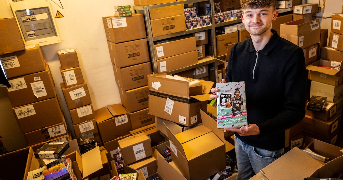 Van gokje van 1000 euro naar miljoenenbedrijf: zo verdient Steffen (25) aan sportkaarten