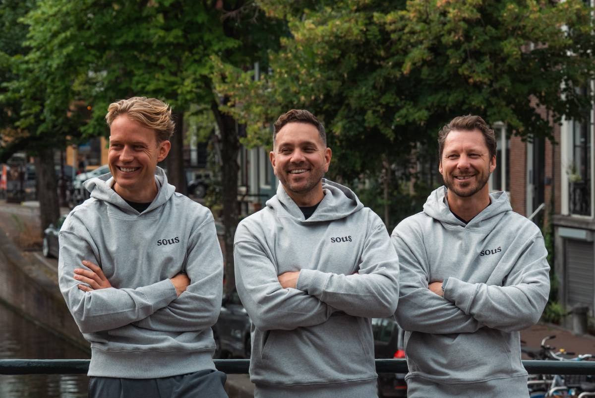 Oprichters SOUS: Thomas Scholte, Devon Scoulelis, William Hurst
