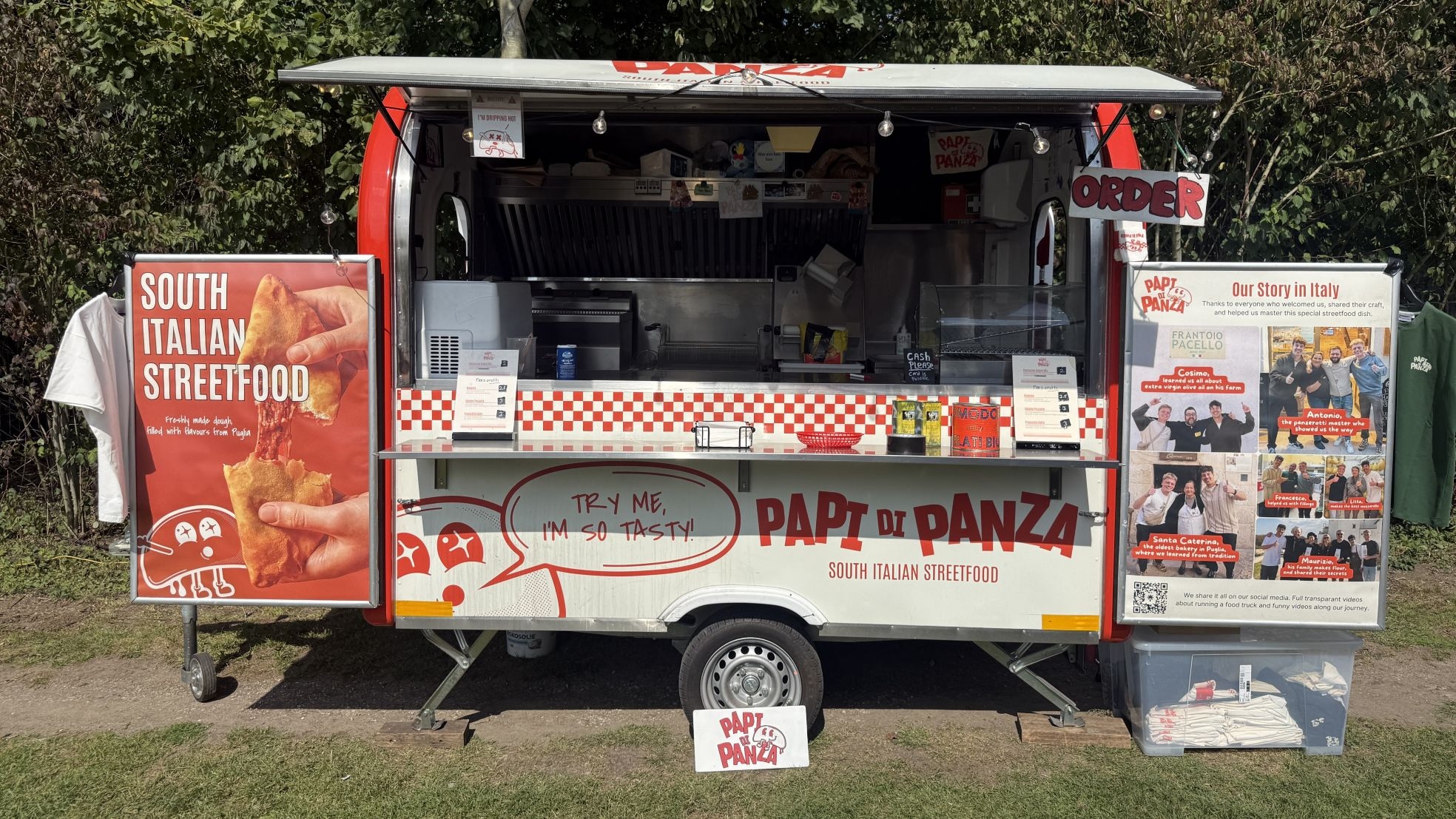 De foodtruck van Papi di Panza. Foto: Eigen foto De foodtruck van Papi di Panza. Foto: Eigen foto