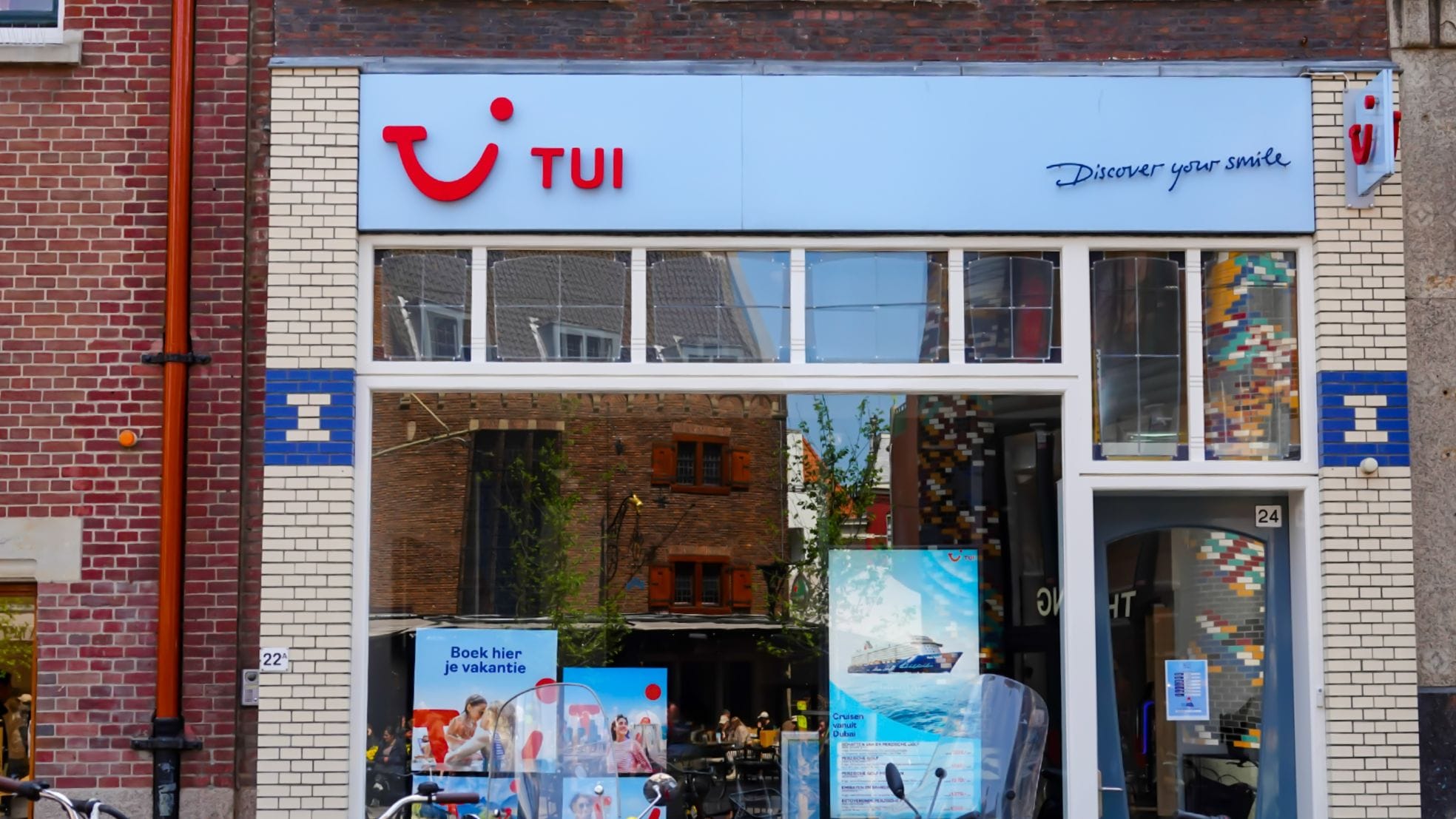 Een TUI-reisbureau in Den Haag.