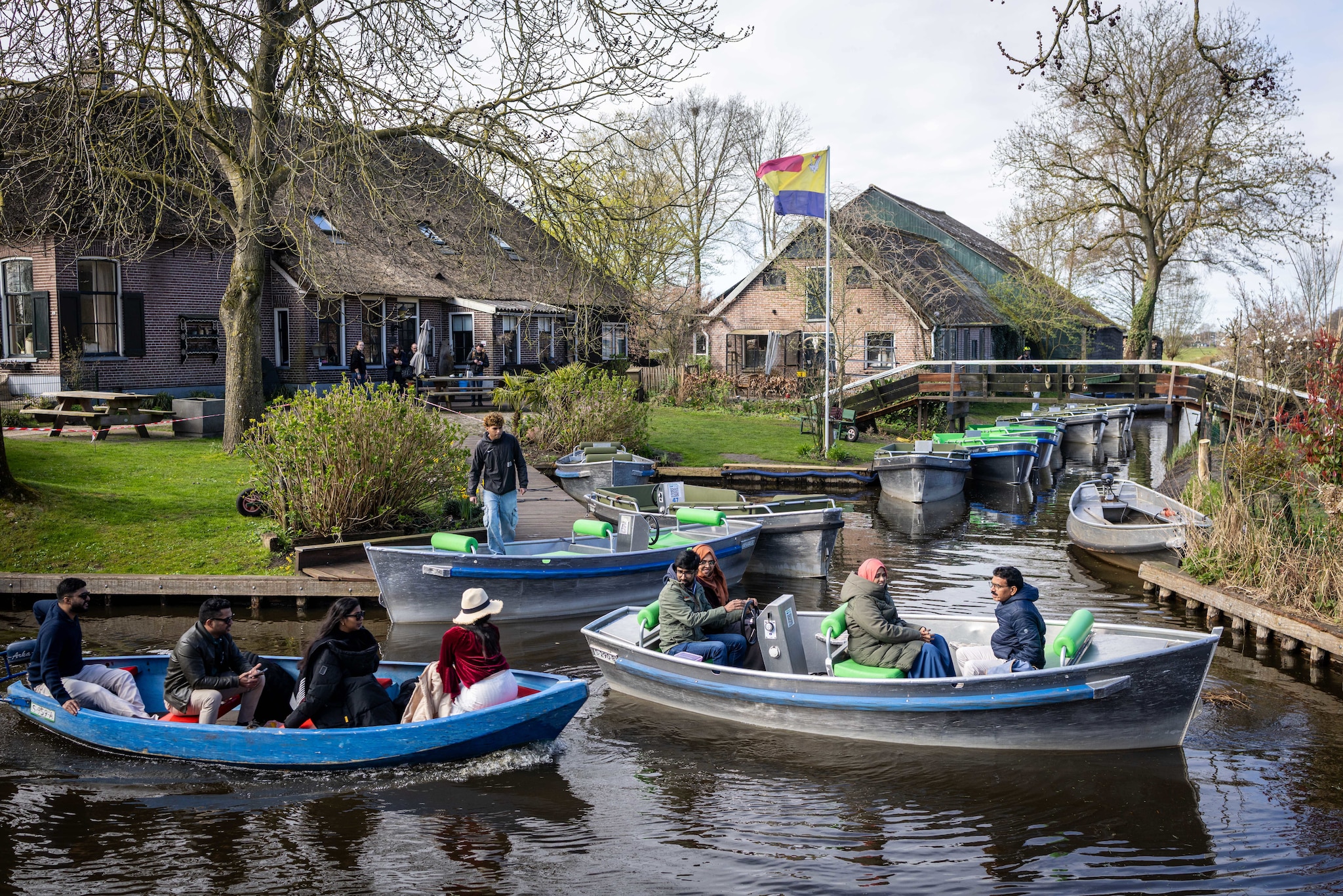 Een van de locaties waar Mulder boten verhuurt. Foto: Wilbert Bijzitter Een van de locaties waar Mulder boten verhuurt. Foto: Wilbert Bijzitter