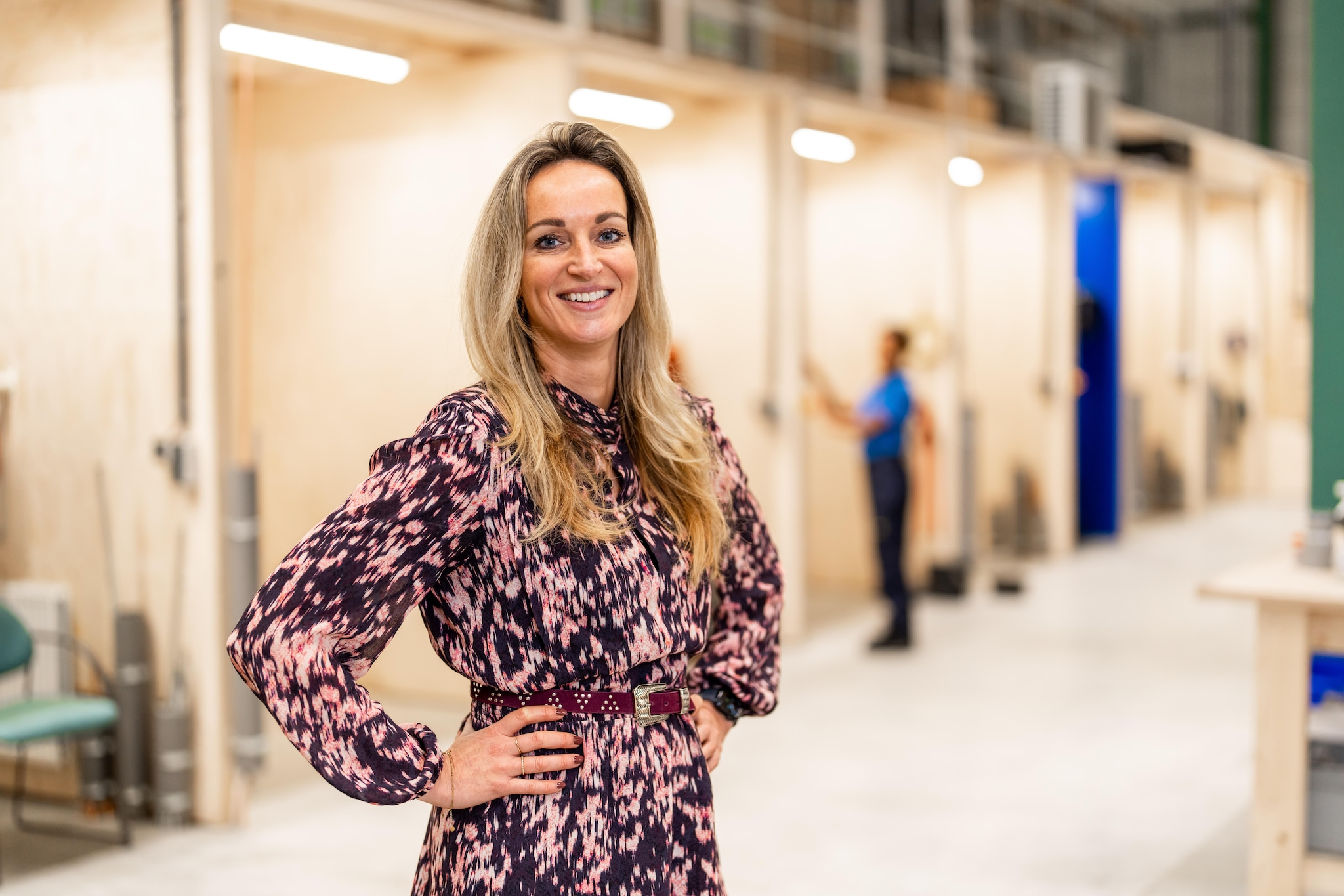 HR-directeur Ellen Vermeer van technisch dienstverlener Hoppenbrouwers is trots op het aantal vrouwelijke technici binnen het bedrijf. Foto: Hoppenbrouwers