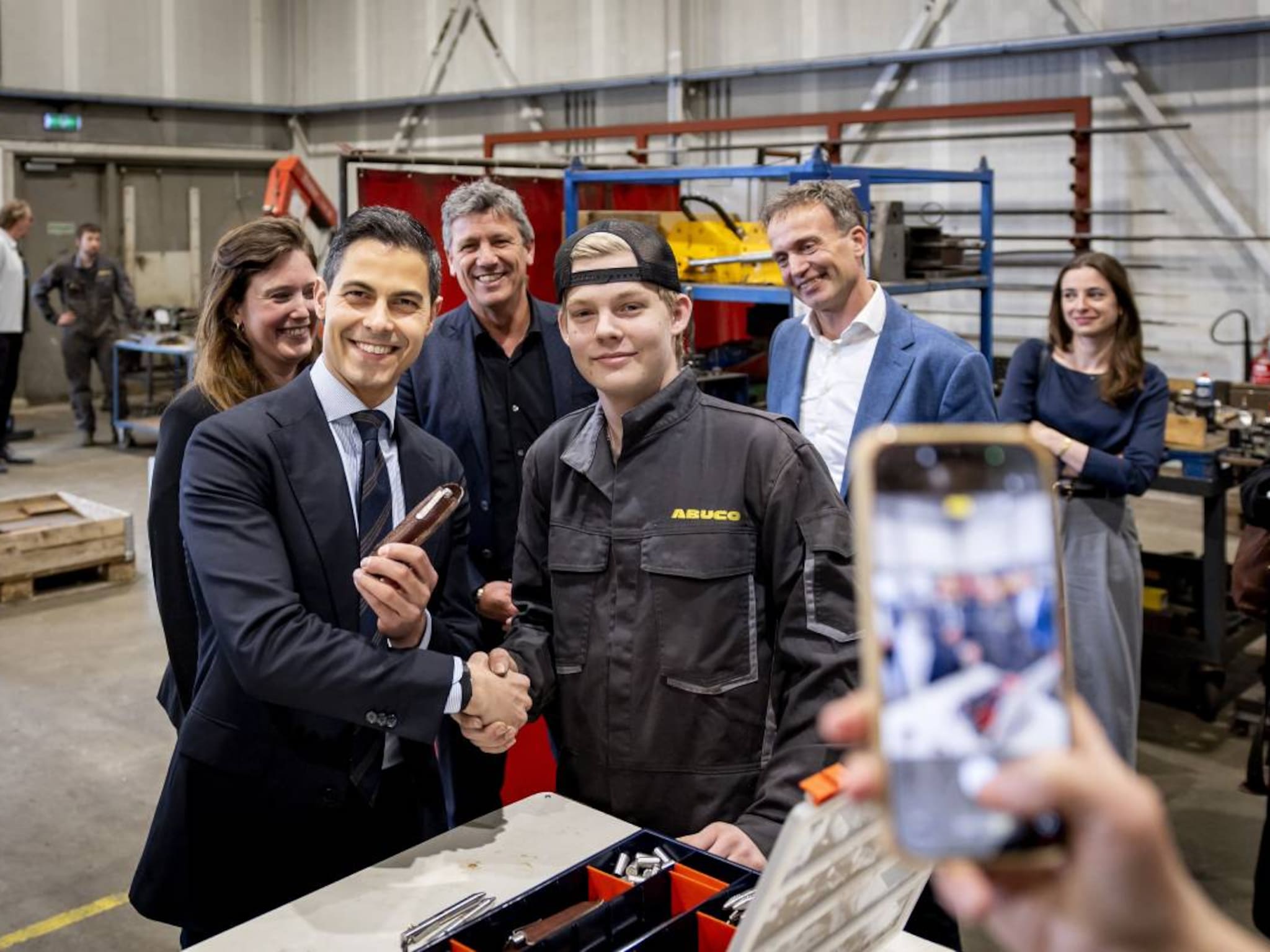 minister president rob jetten hgg abuco personeelstekort netcongestie werkbezoek