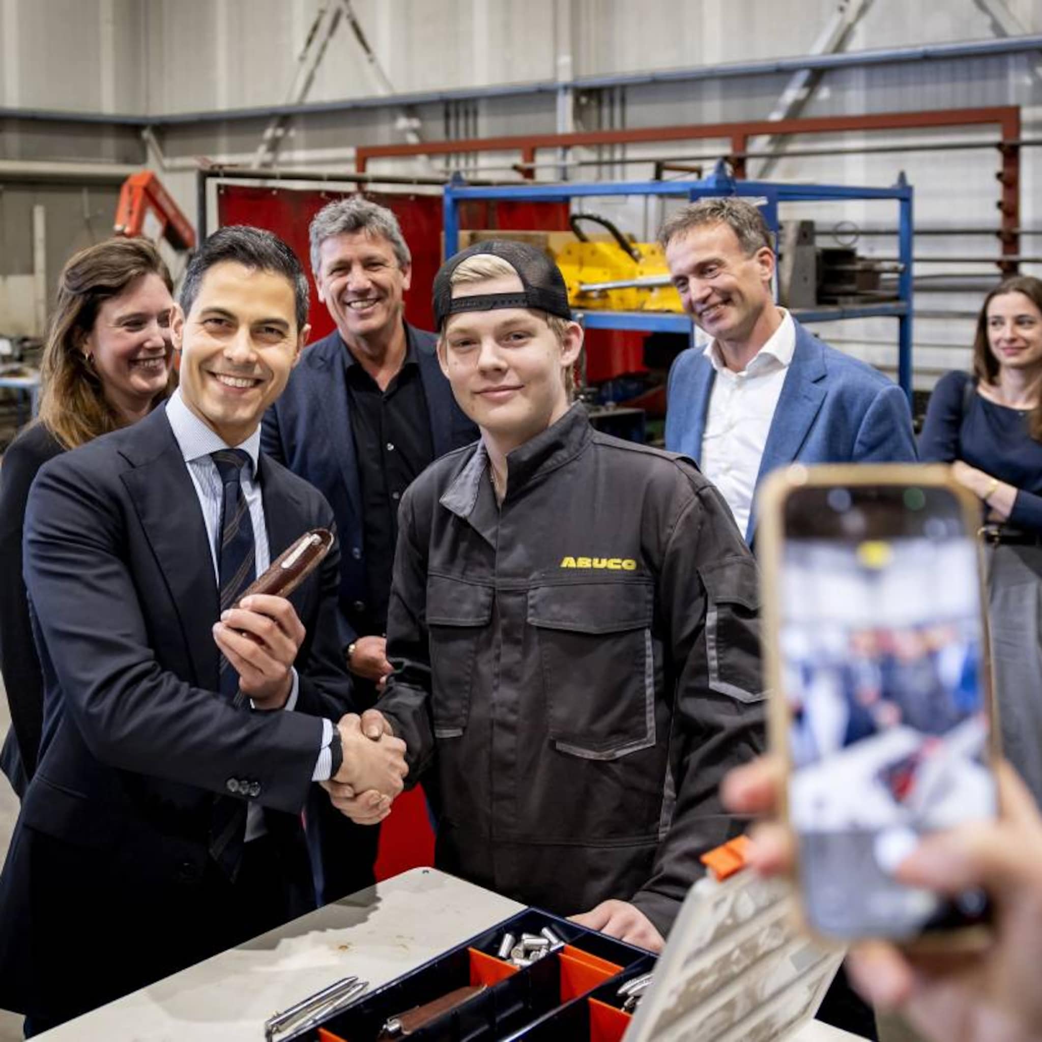 minister president rob jetten hgg abuco personeelstekort netcongestie werkbezoek