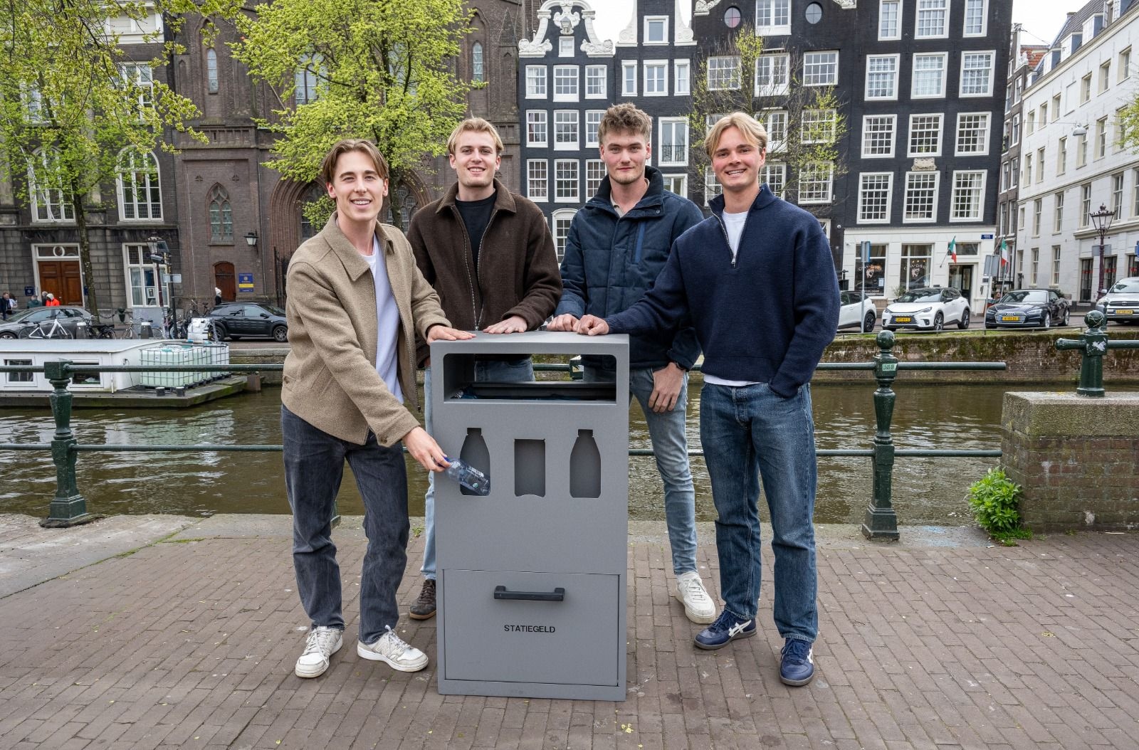 De oprichters van TwinBin Foto: Richard Mow