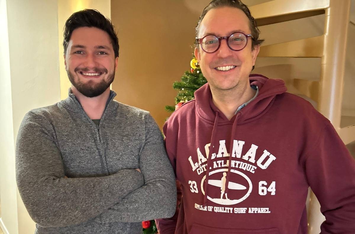 Matthijs Hage en Ruud Govaerts. Foto: eigen beeld