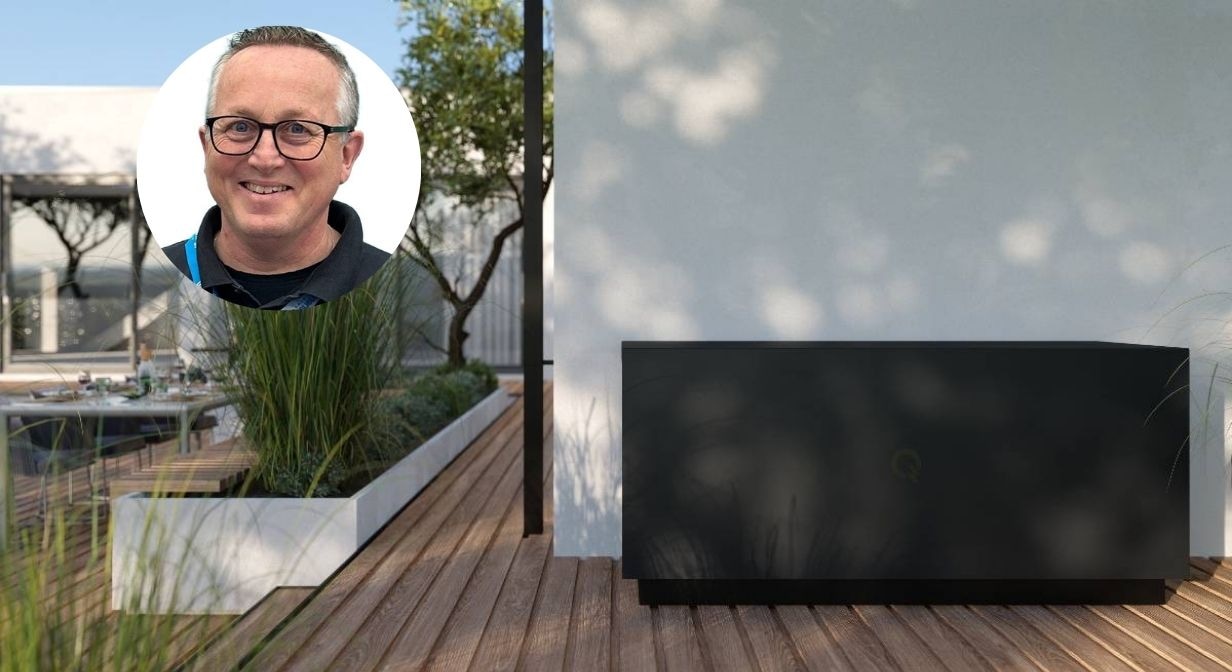 Jan-Willem Linsen met de Qurmit. Foto: eigen beeld