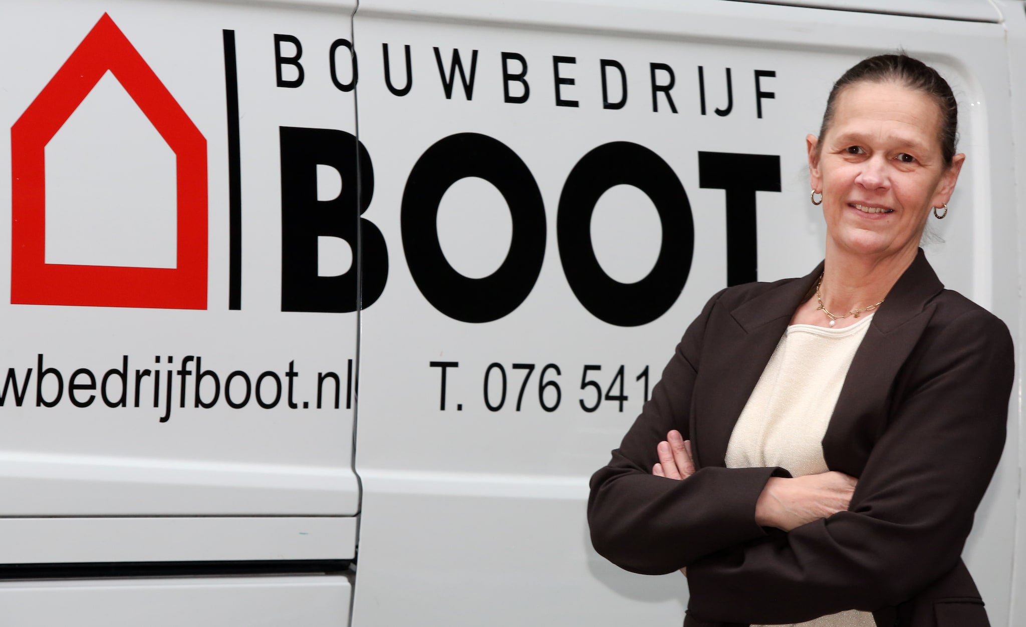 Angelique Boot, directeur/eigenaar van Bouwbedrijf Boot.