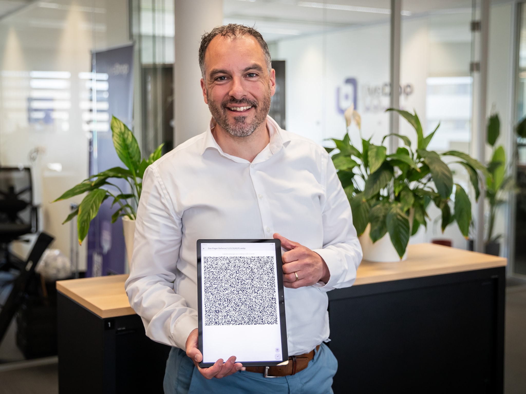 Patrick Moreu, CEO van LiveDrop. Patrick Moreu, de ceo van LiveDrop. Foto: Charlotte Verhagen/DCI Media