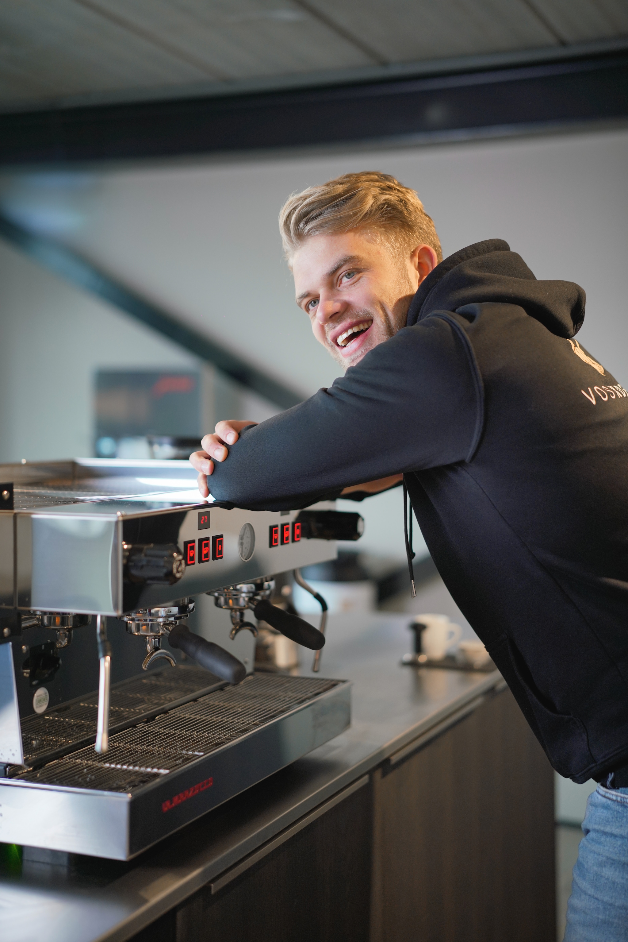 Doorzetten loont: zo bouwde Johnno de Vos zijn koffiemerk op. Beeld Johnno de Vos