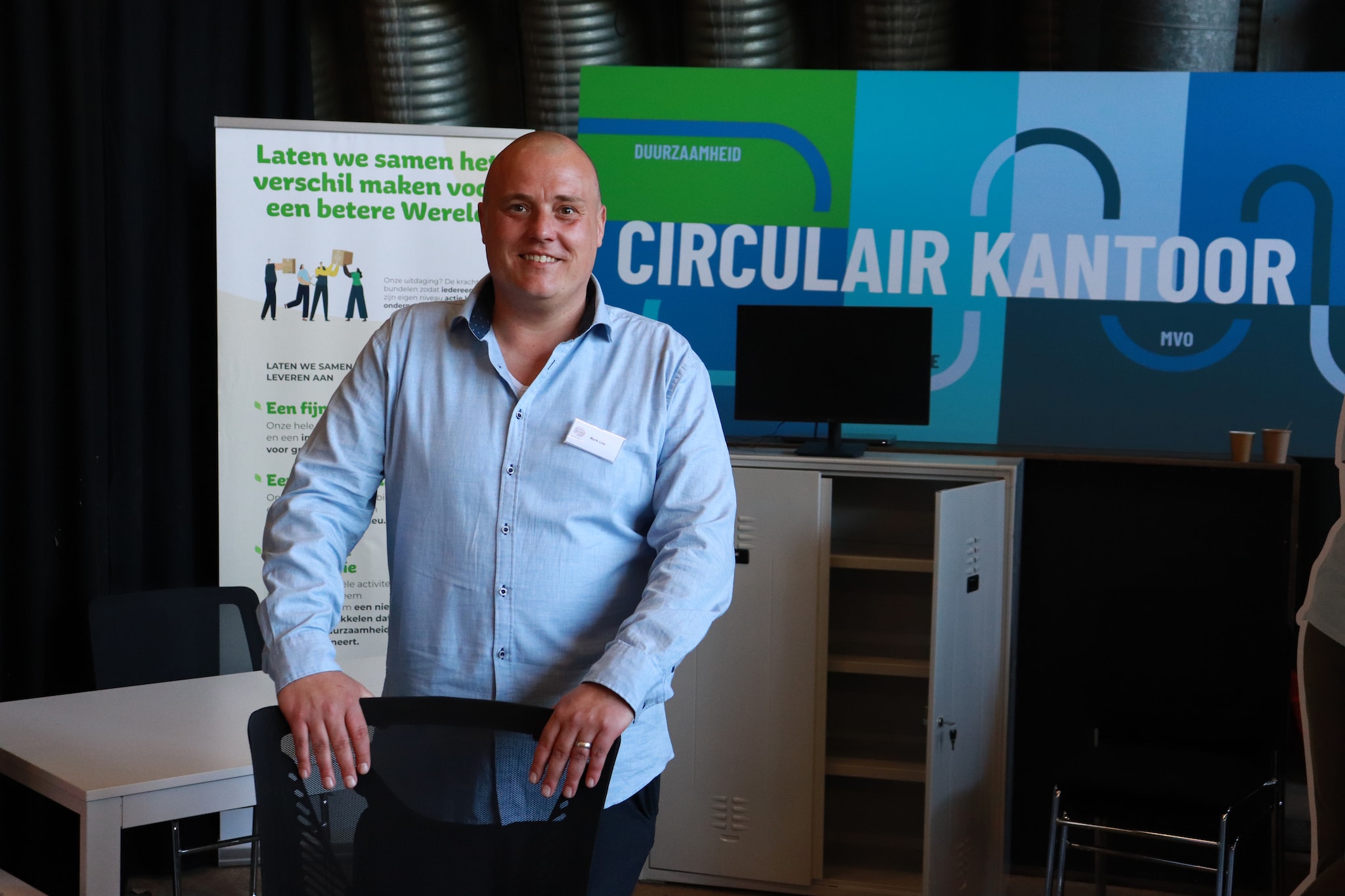 Mark Lina, Business Developer Circular Economy bij Manutan. Foto: Manutan.