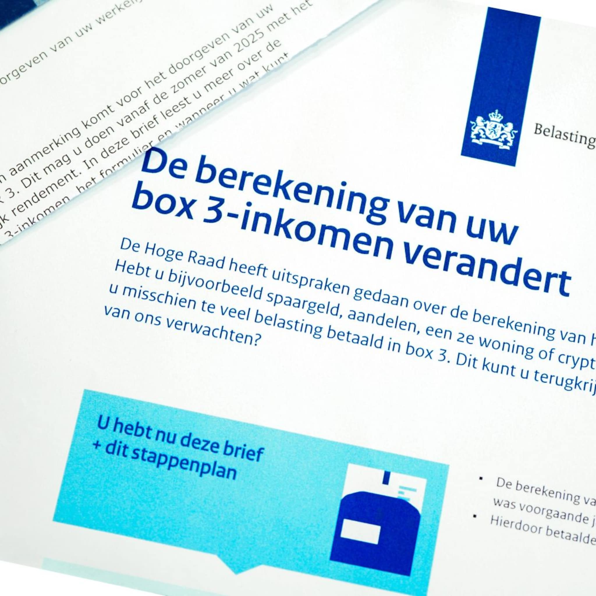 box3 belasting bedrijven noodklok brandbrief minister startups onrust
