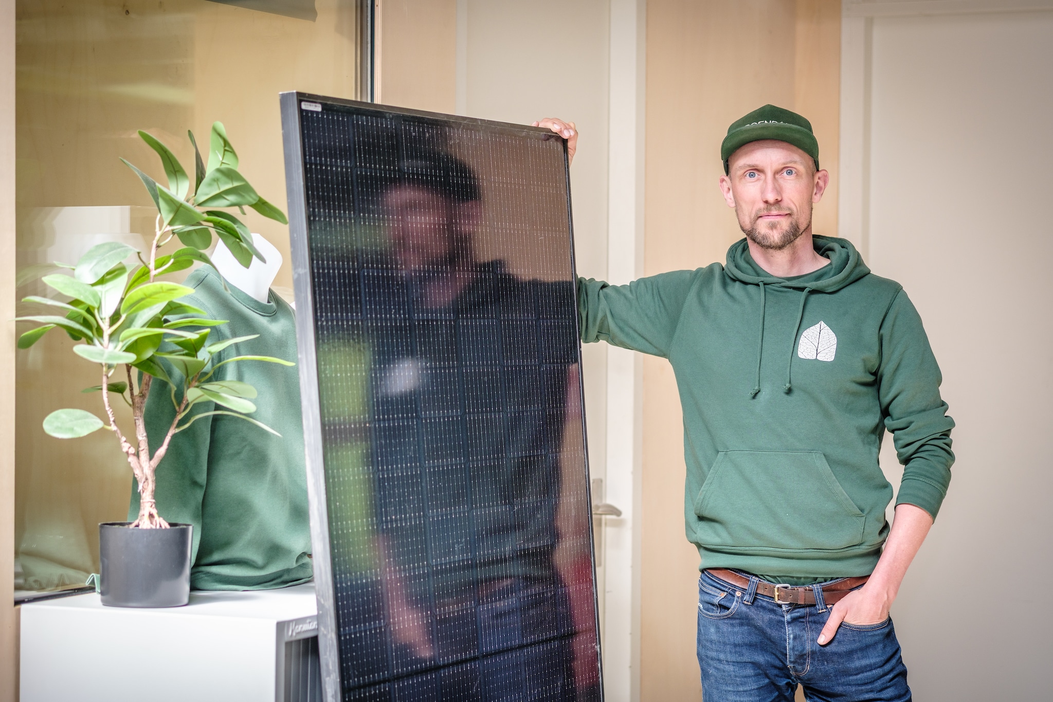 Ondernemer Joren Harmanny, mede-oprichter van het Utrechtse bedrijf Groenpand.