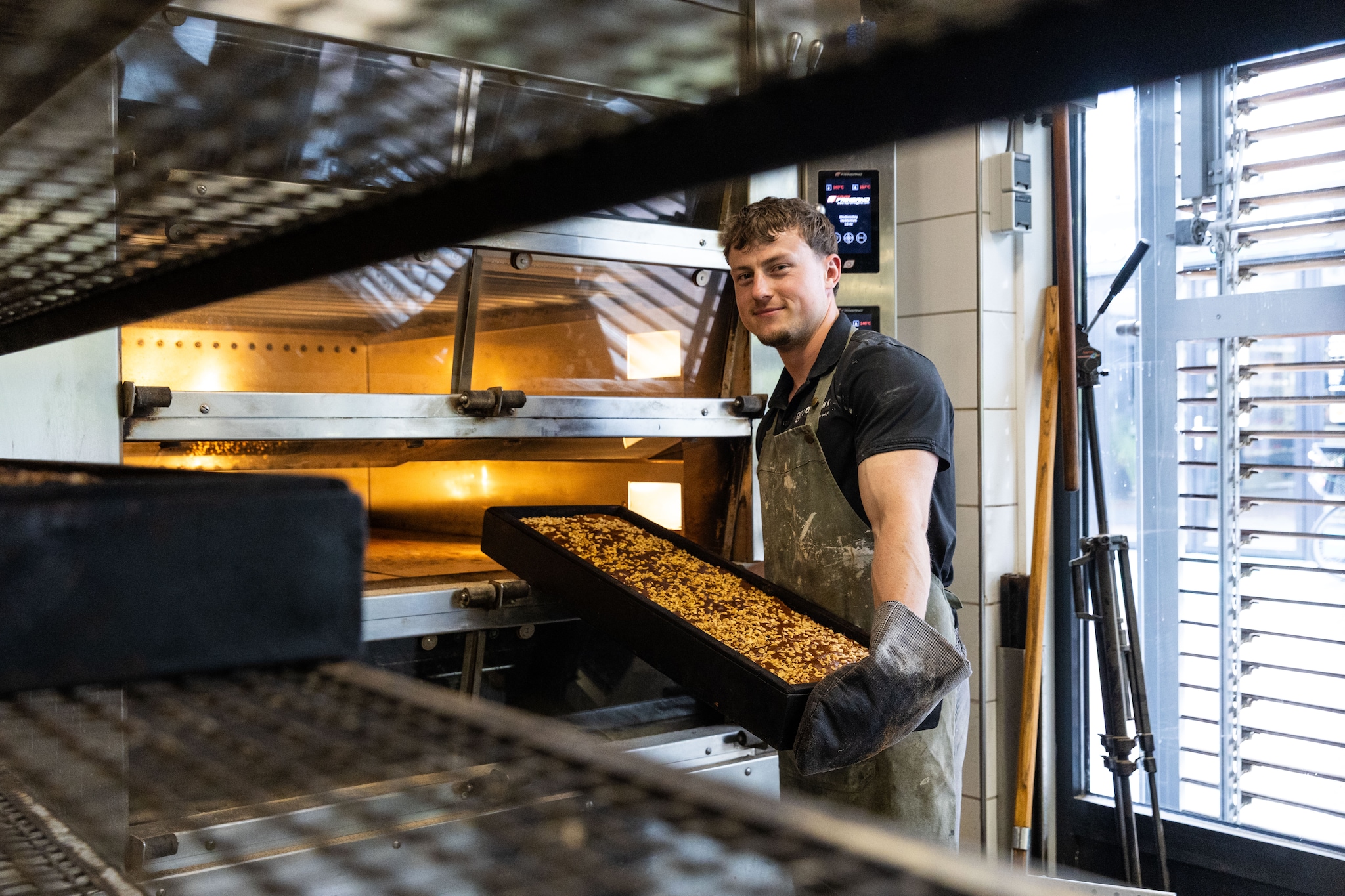 Sem aan het werk. Foto: Ronald Hissink