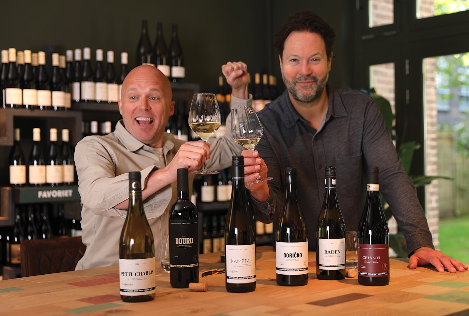 Gijs Groenevelt (l) en Freek Padberg van Grapedistrict. Grapedistrict | Gijs Groenevelt (links) en Freek Padberg van Grapedistrict.