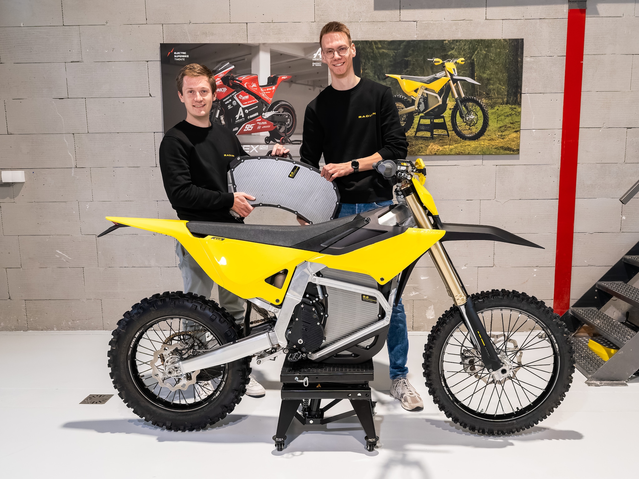 tim veldhuis tim nijboer radian elektrische motorfiets duurzaam enduro