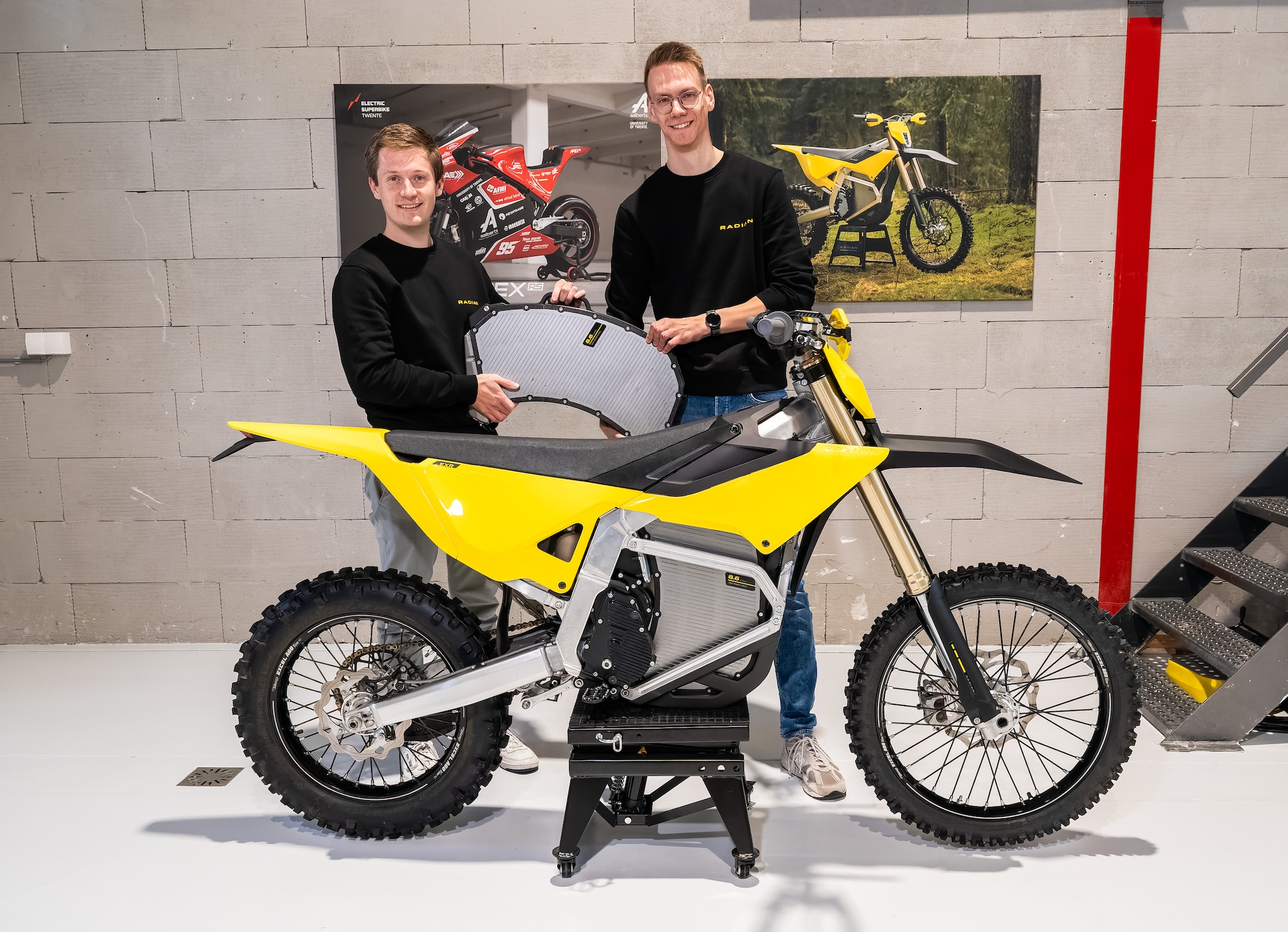 tim veldhuis tim nijboer radian elektrische motorfiets duurzaam enduro