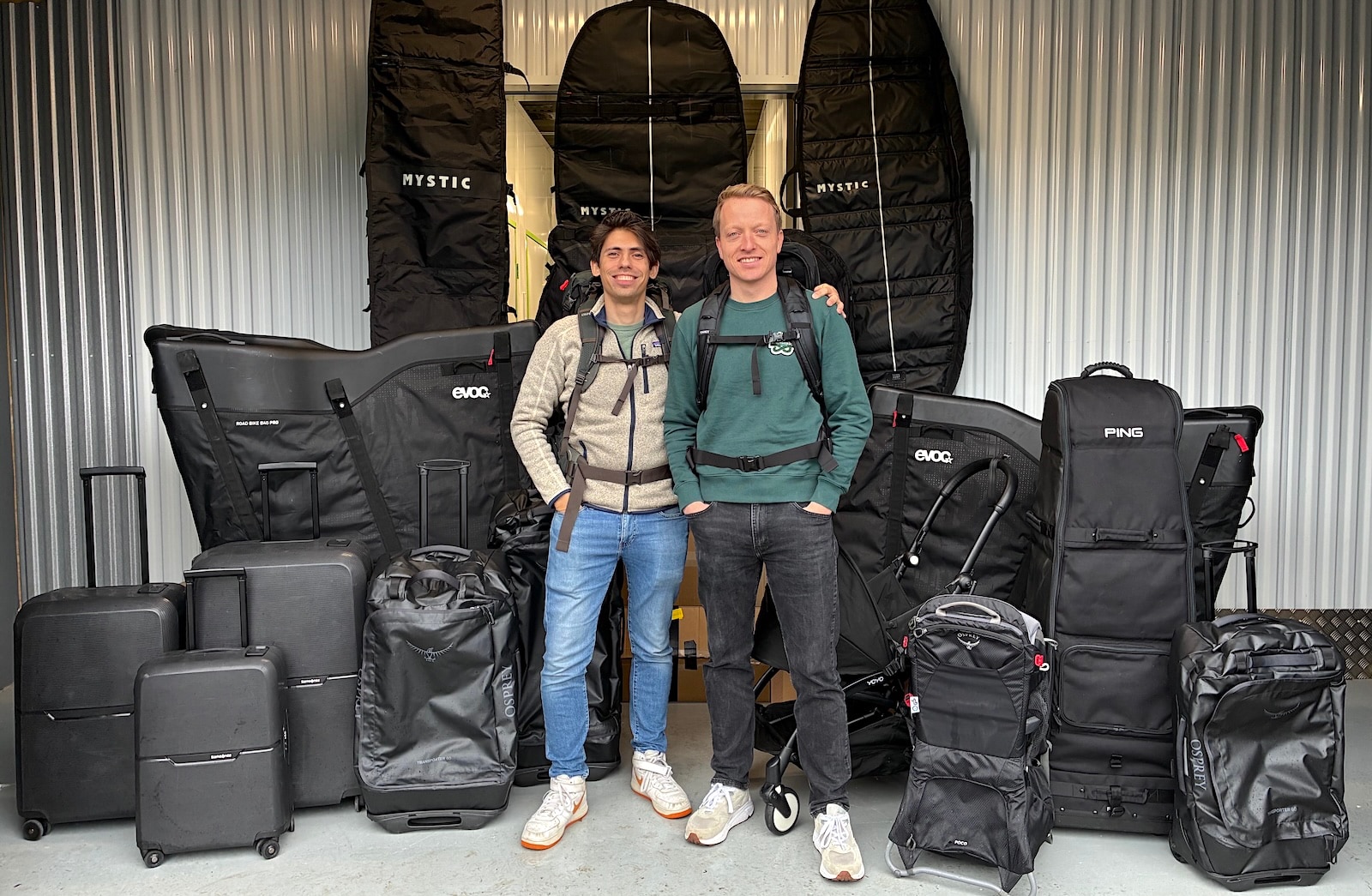 Oprichters en eigenaren van Bagbuddy Jim Cohen (l) en Joost Verkuijlen. Bagbuddy | Oprichters en eigenaren van Bagbuddy Jim Cohen (l) en Joost Verkuijlen.