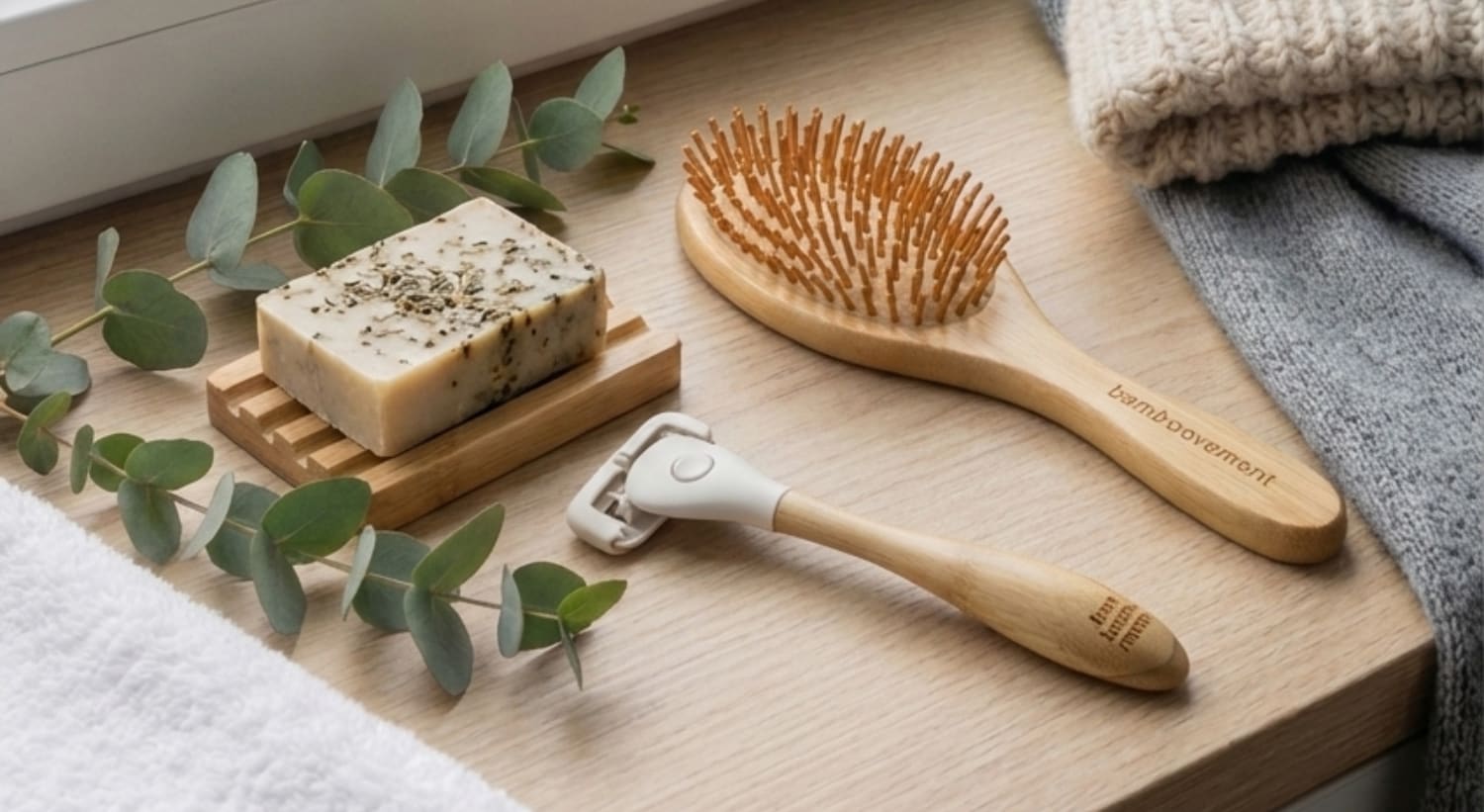 Bamboovement heeft inmiddels een hele lijn aan plasticvrije hotel amenities. Eigen foto