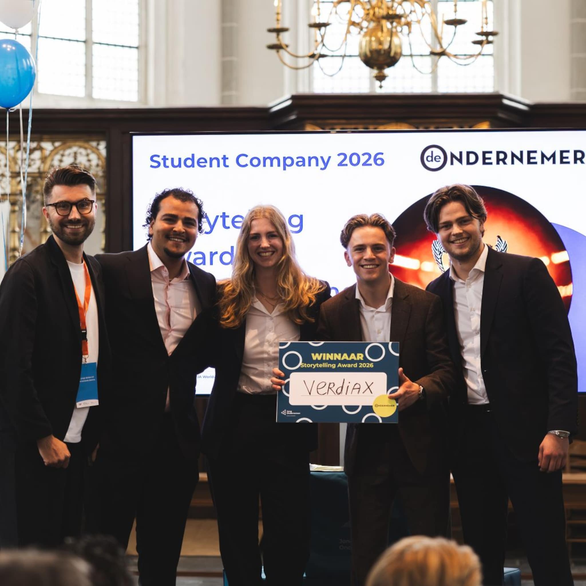 puck tamis tim bottinga verdiax vinco winnaar student company of the year 2026