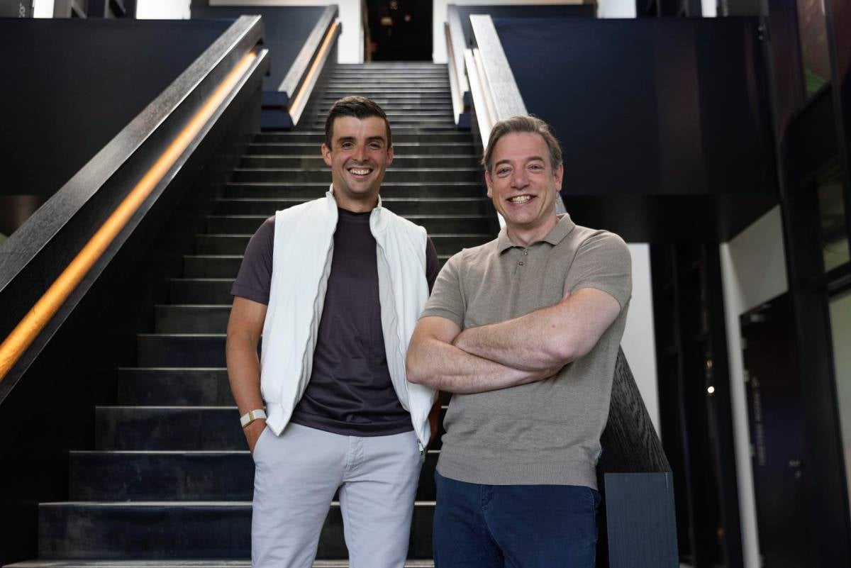 Ceo Omoda Brands Jan Baan en ceo WRG Martijn Hagman.