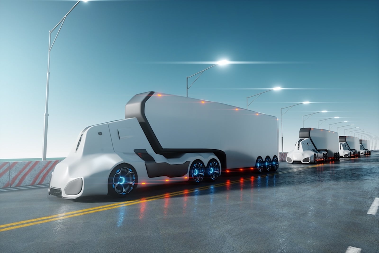 Minister Vincent Karremans wil binnen drie jaar zelfrijdende trucks op Nederlandse wegen zien. Foto: Shutterstock Marko Aliaksandr