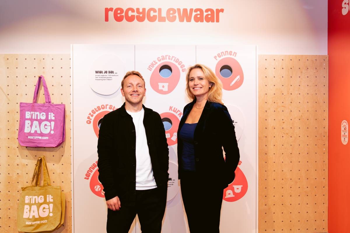 Stef Traa en Natascha Hermsen, medeoprichters van Droppie.