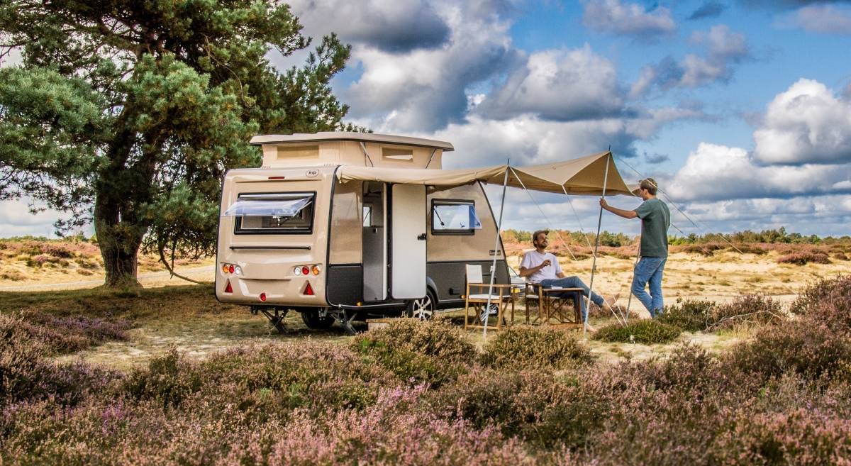 Kip Caravan Foto: eigen beeld