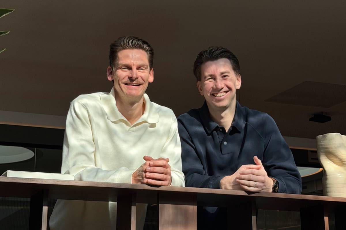 Michael Tesselaar en Maurice Stam, oprichters van startup Vibeday.