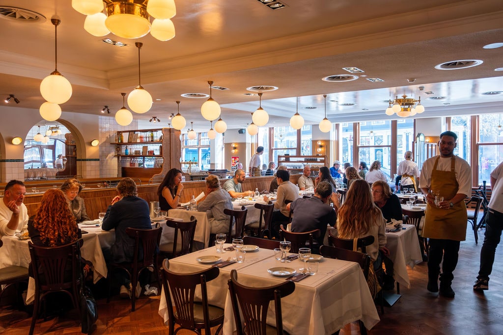 Bouillon d’Amsterdam ontvangt dagelijks zo’n 500 tot 800 gasten. Foto: a.deliciousstory