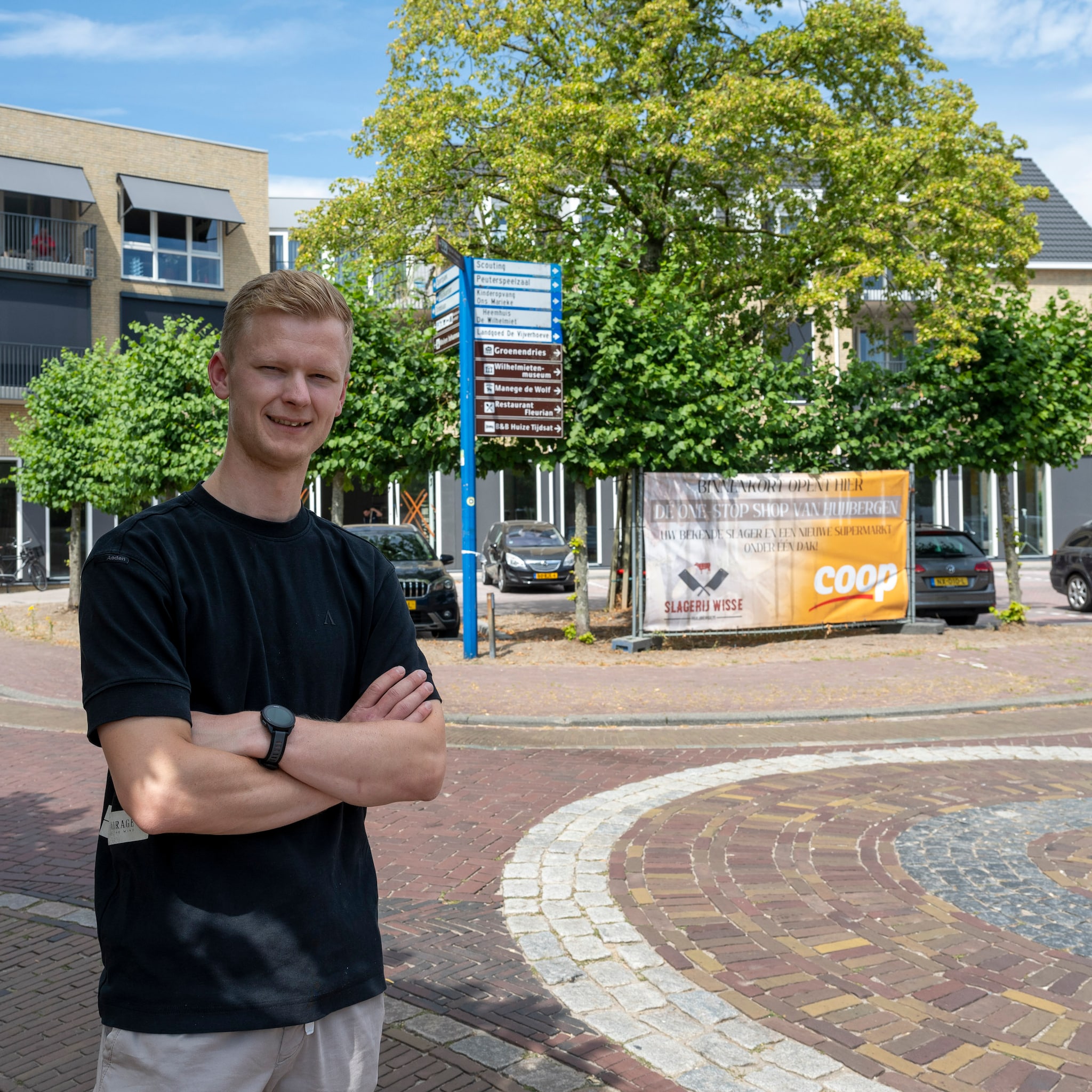 jonge ondernemer frans wisse 27 start slagerij supermarkt huijbergen