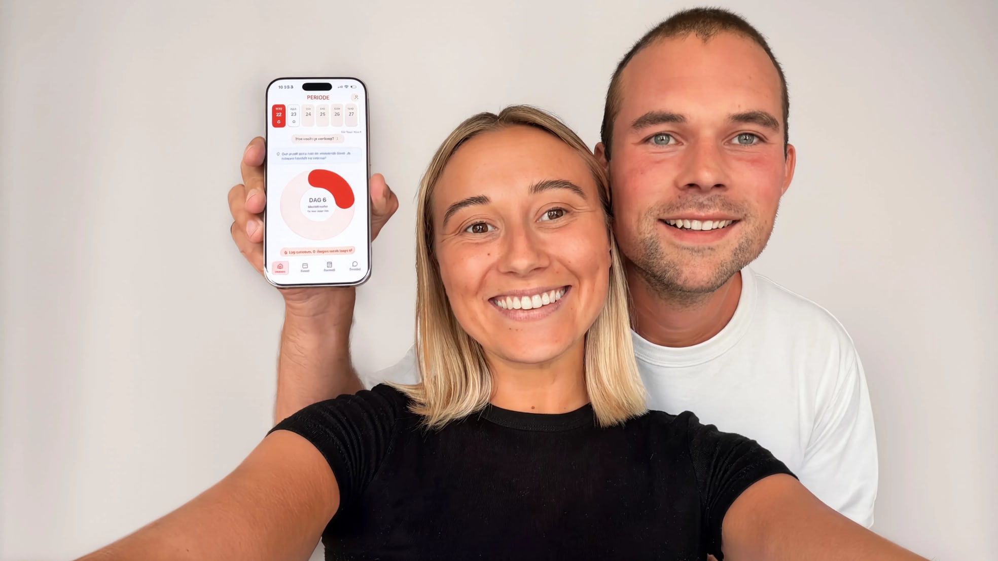 Lisa Volkers (30) en Diederick Trampe (28), de oprichters van de cyclus-app Period.