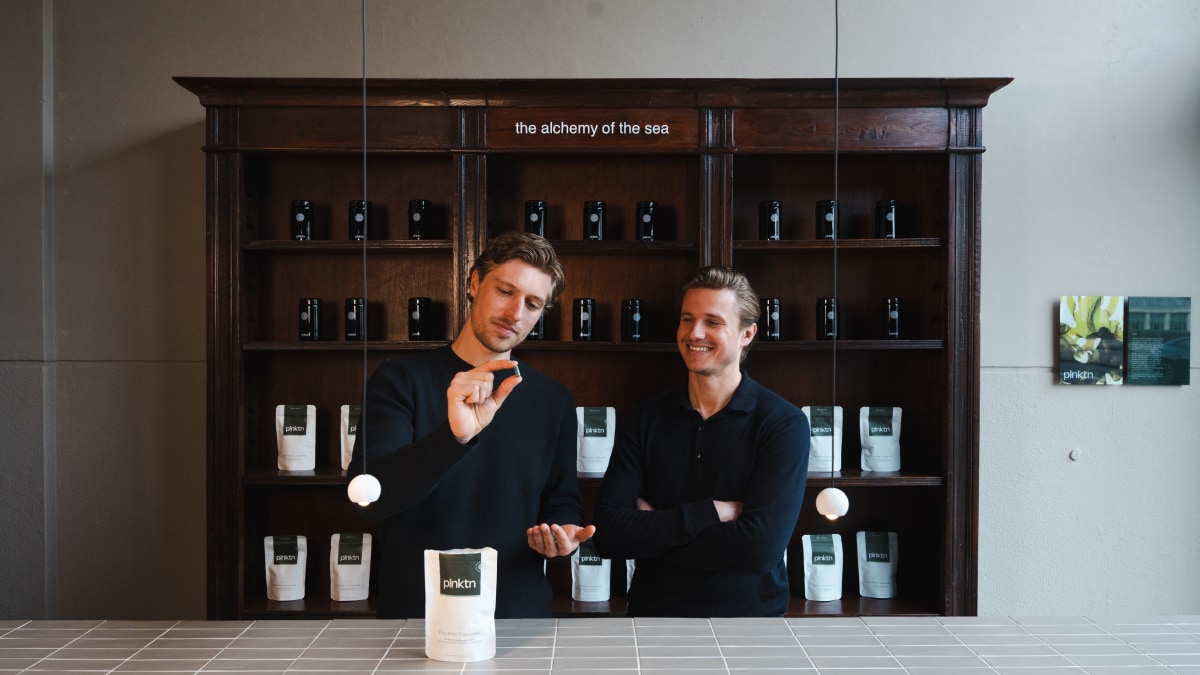 Gijs Dröge en Thom Siersema, oprichters van Plnktn.
