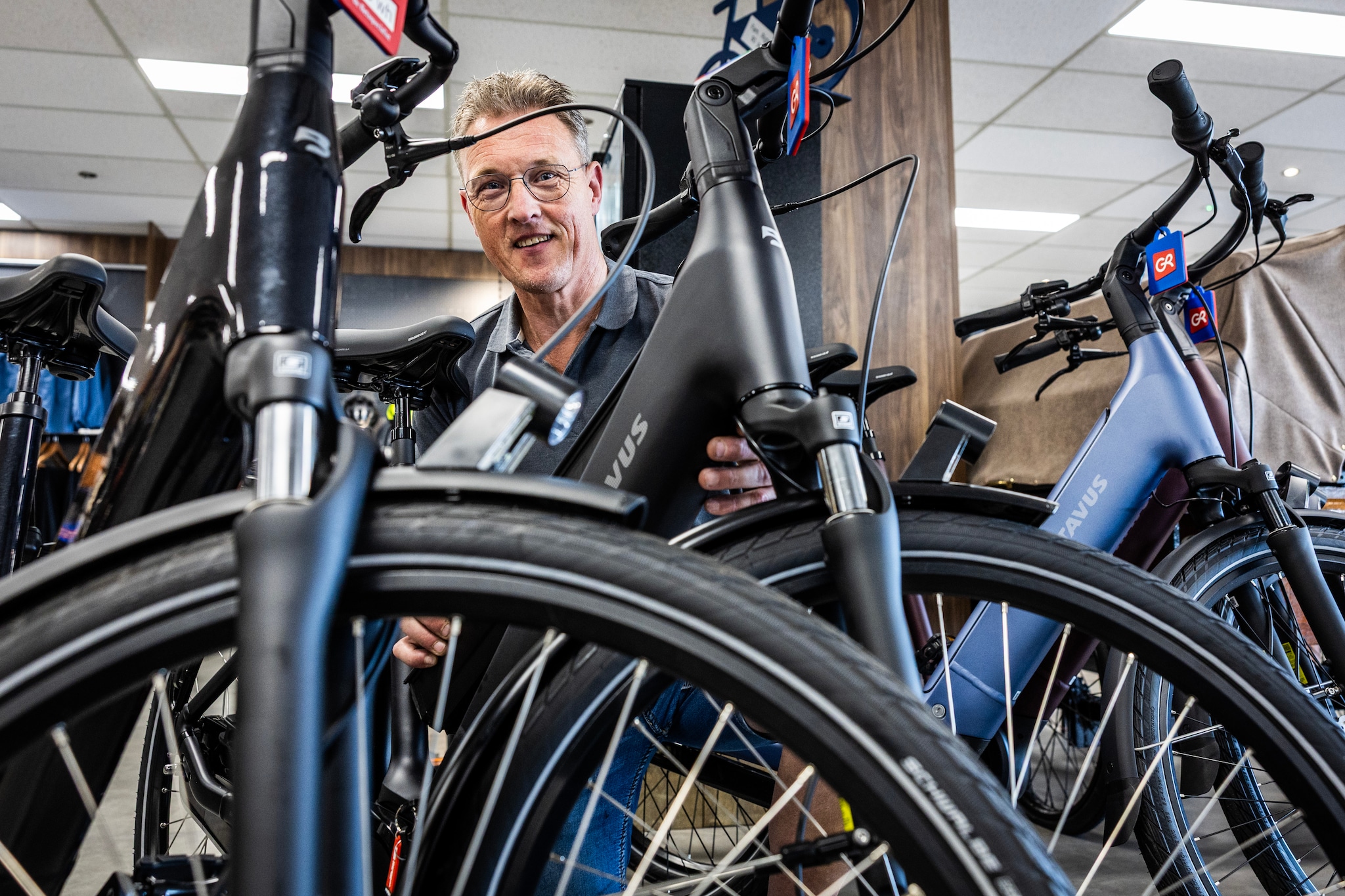 „De kwaliteit van fietsen is gewoon achteruitgegaan’’, zegt Arie-Jan Rigter. Foto: Vincent Jannink
