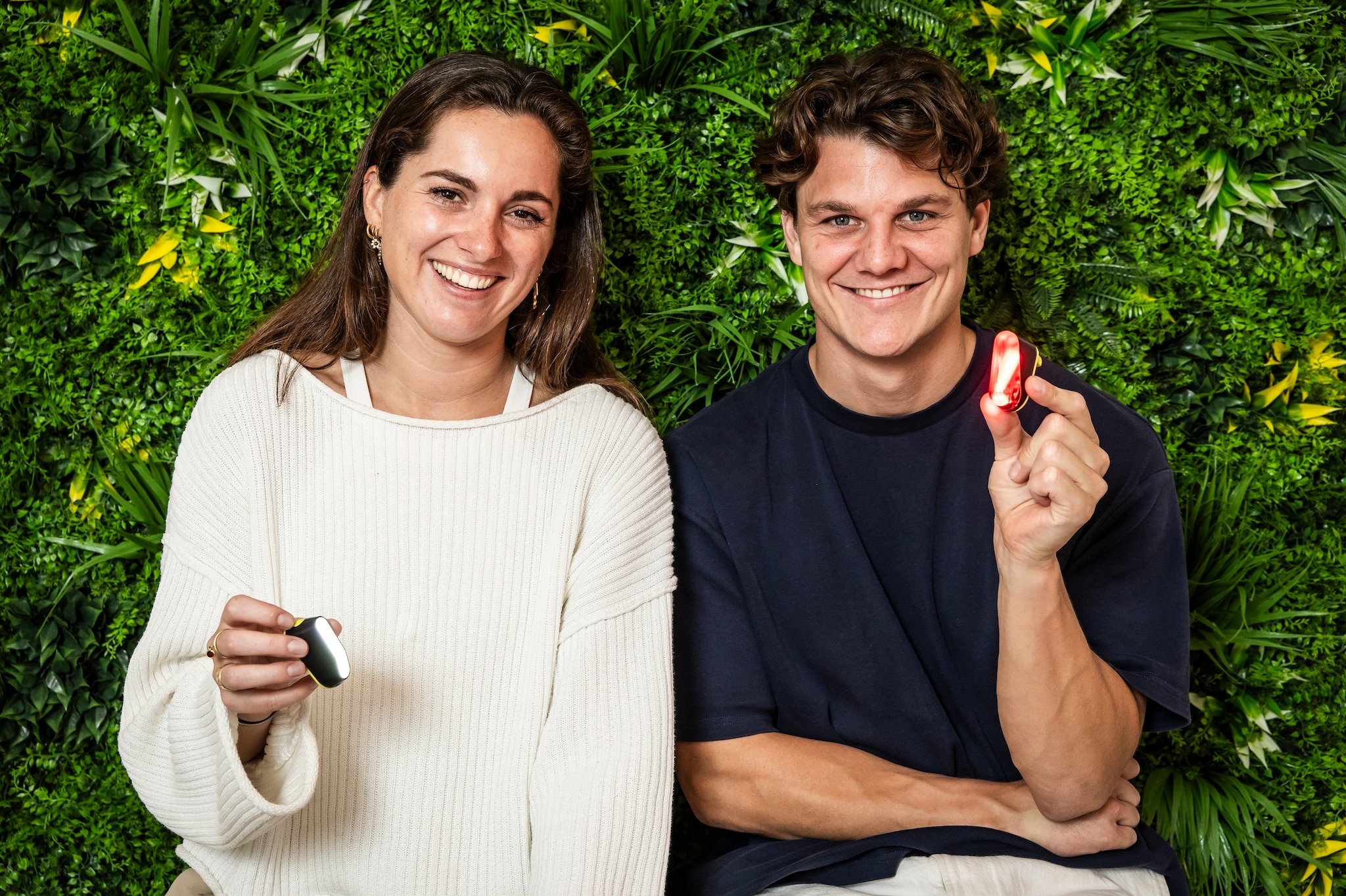 Luci Santema en Douwe Korver van Ziemi.